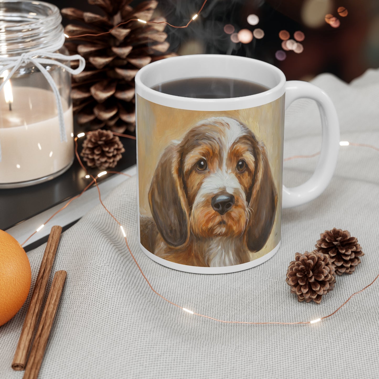 Basset Fauve de Bretagne Ceramic Mug - 11oz Luxury Edition