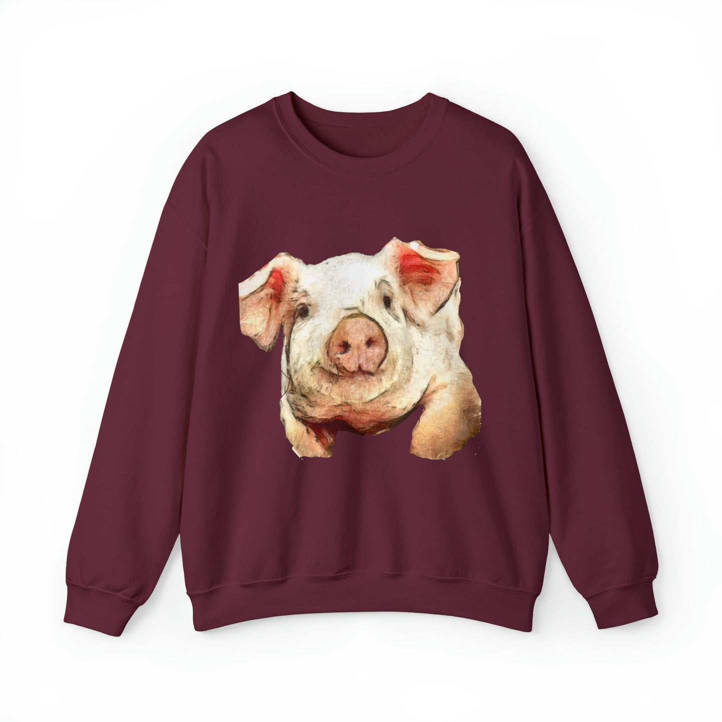 Pig 'Petunia' Unisex 50/50 Crewneck Sweatshirt