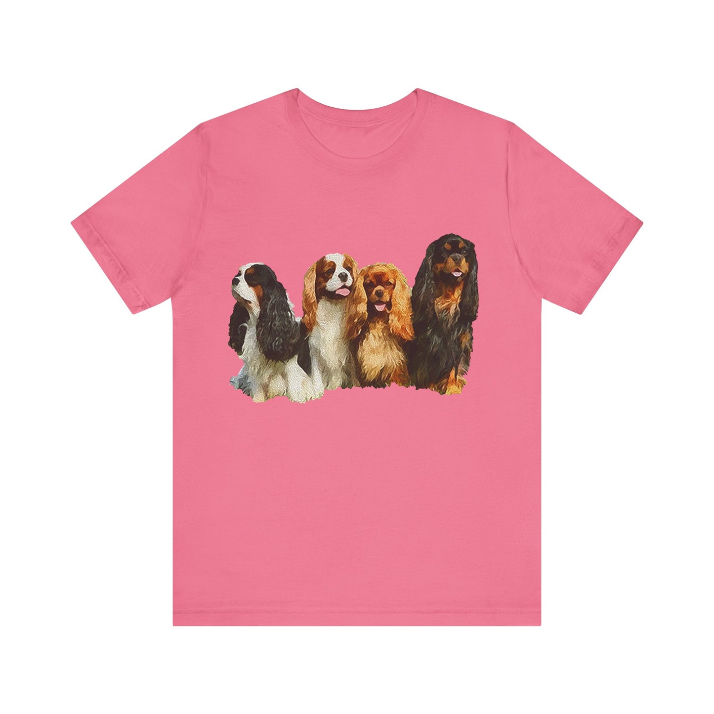 King Charles Spaniels 'Cavalier Club' Unisex Jersey Short Sleeve Tee