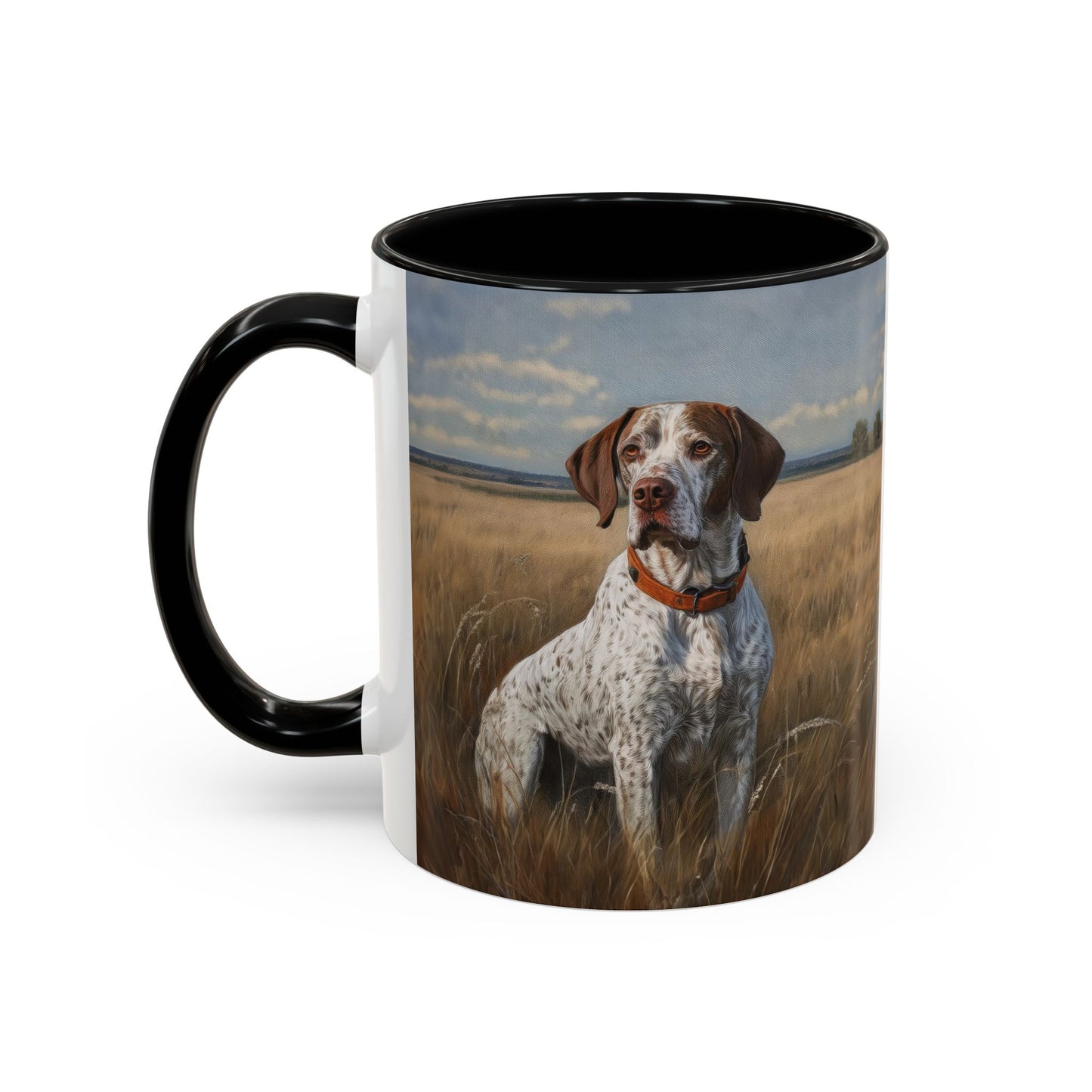 Braque de Bourbonnais - Ceramic Accent Coffee Mug - 2 Sizes