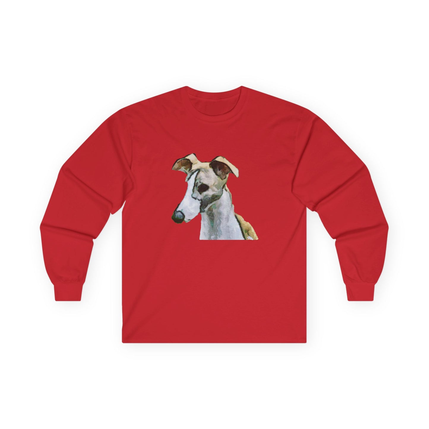 Whippet 'Simba' Classic Cotton Long Sleeve T-Shirt
