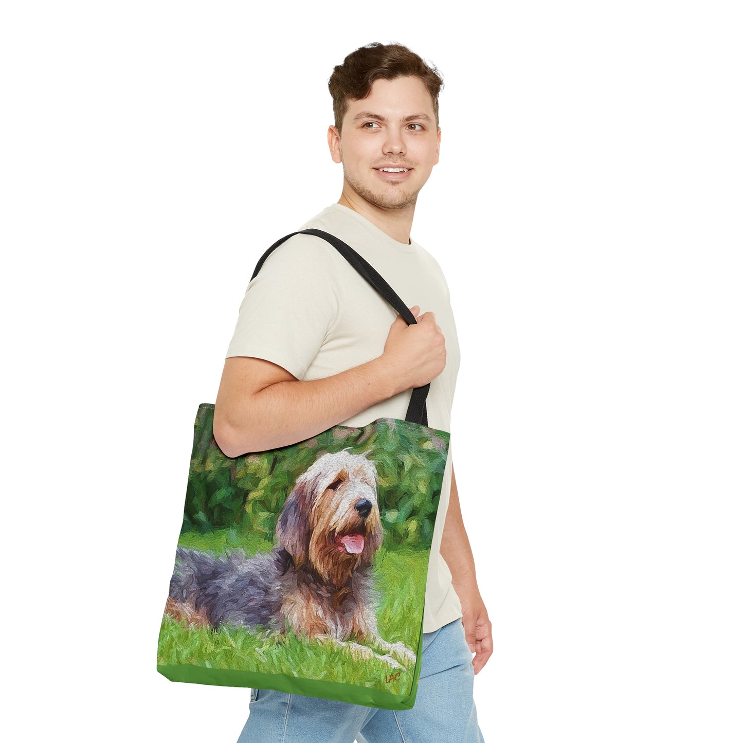Otterhound Polyester Tote Bag
