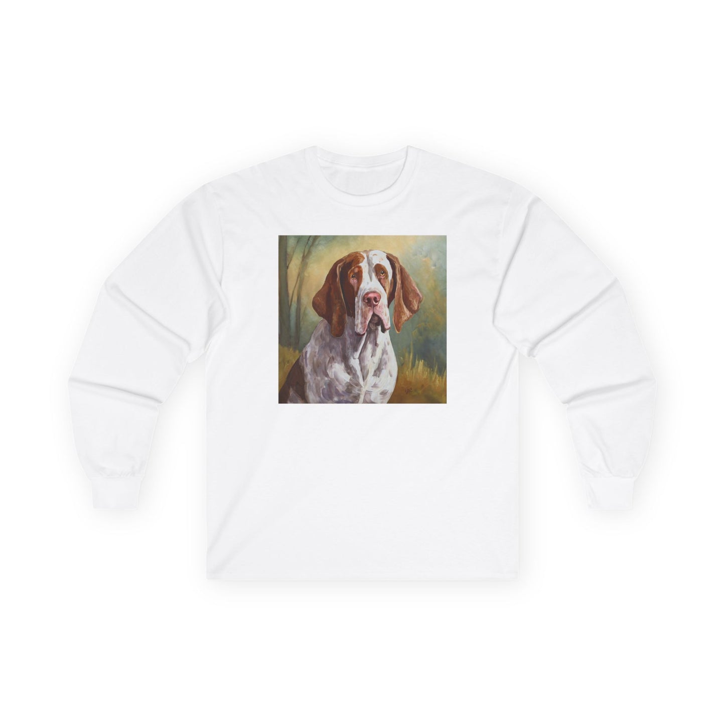 Bracco Italiano Unisex Cotton Long Sleeve Tee