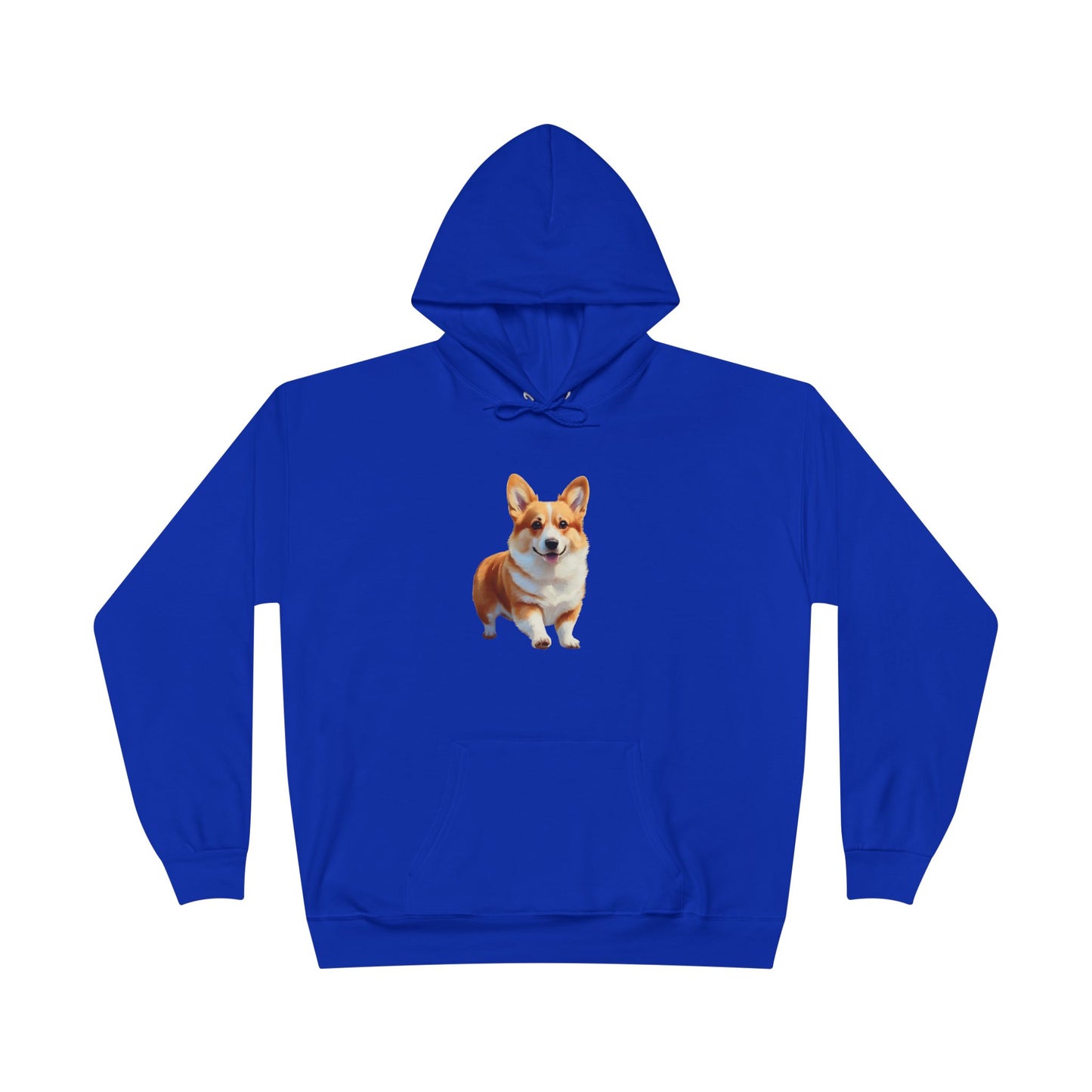 Welsh Corgie Puppy - Unisex Fleece Lined Pullover Hoodie Sweatshirt