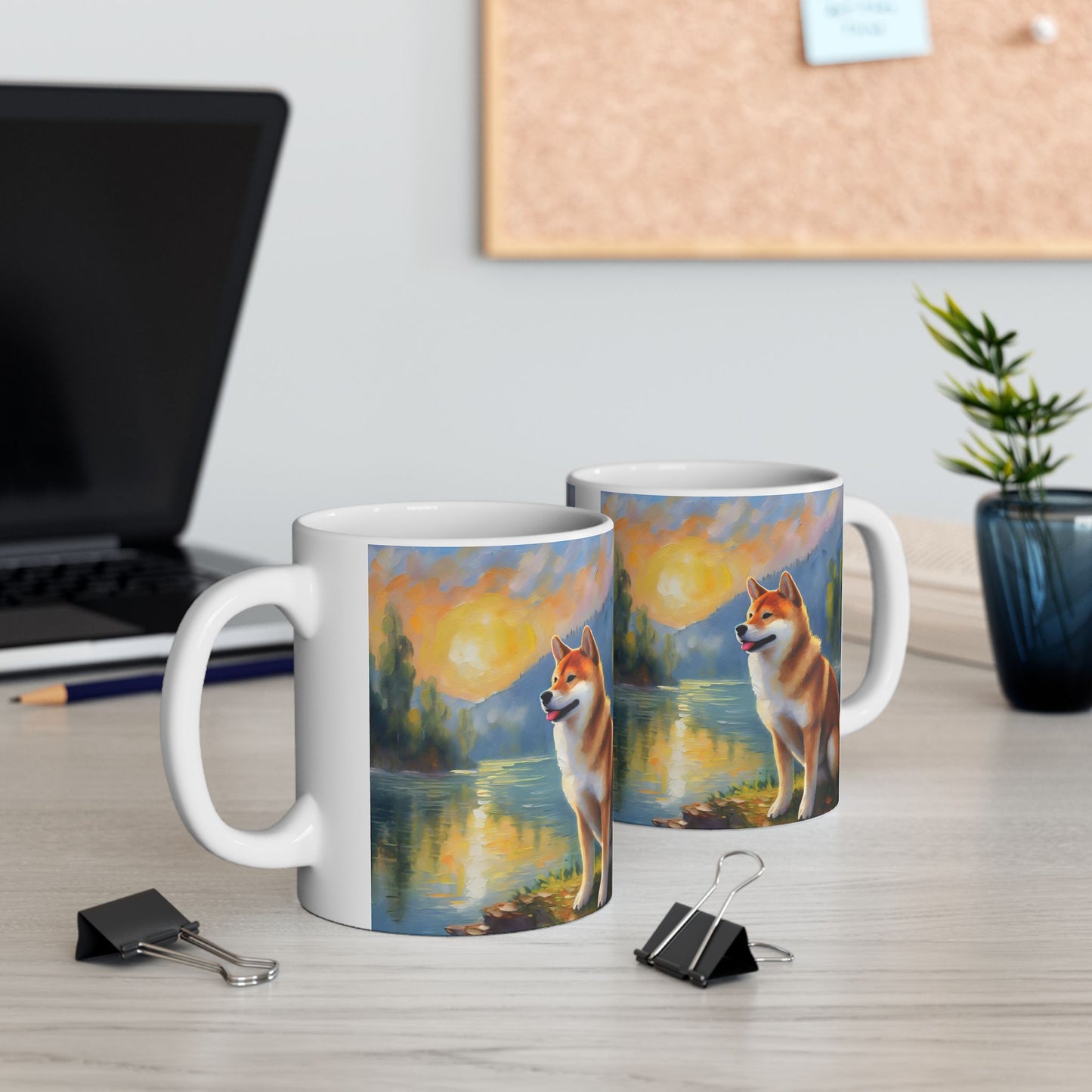 Shiba Inu Ceramic Mug - Celebrate Boldness with Every Sip