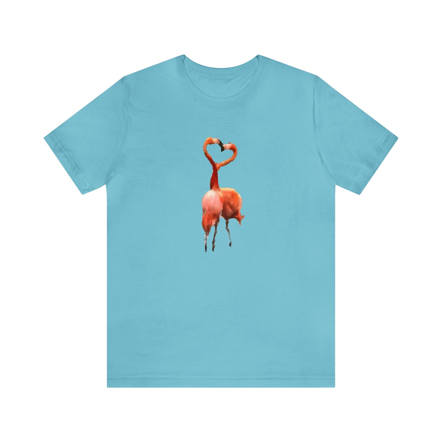 Flamingo 'Love Birds' - Classic Jersey Short Sleeve Tee