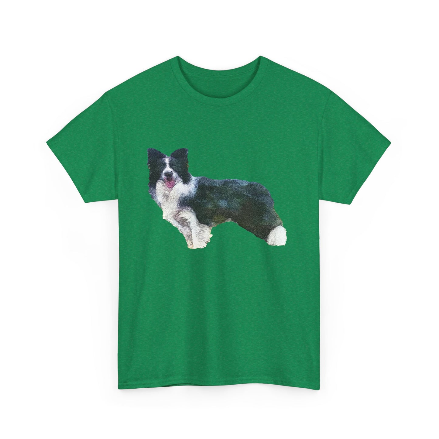 Border Collie '#1' - Unisex Heavy Cotton Tee