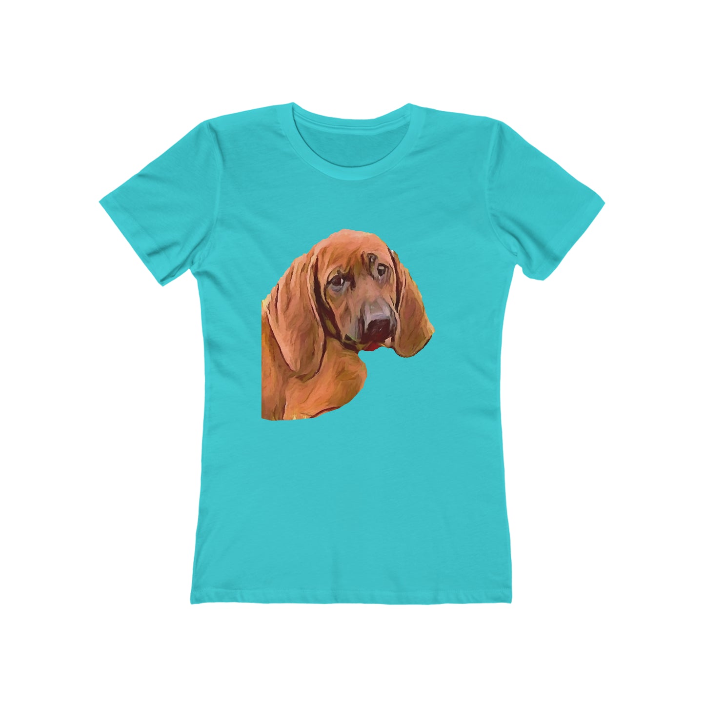 Redbone Coonhound - - Women's Slim Fit Ringspun Cotton T-Shirt
