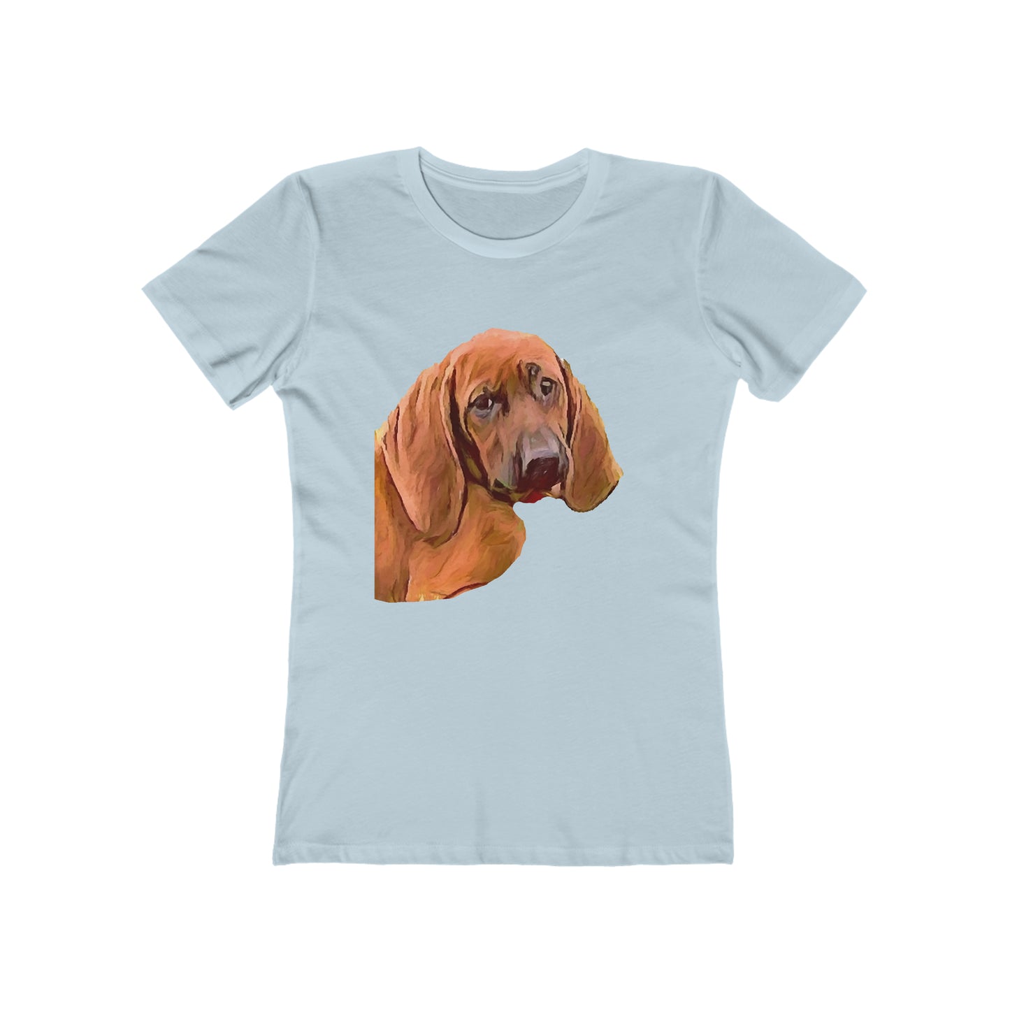 Redbone Coonhound - - Women's Slim Fit Ringspun Cotton T-Shirt