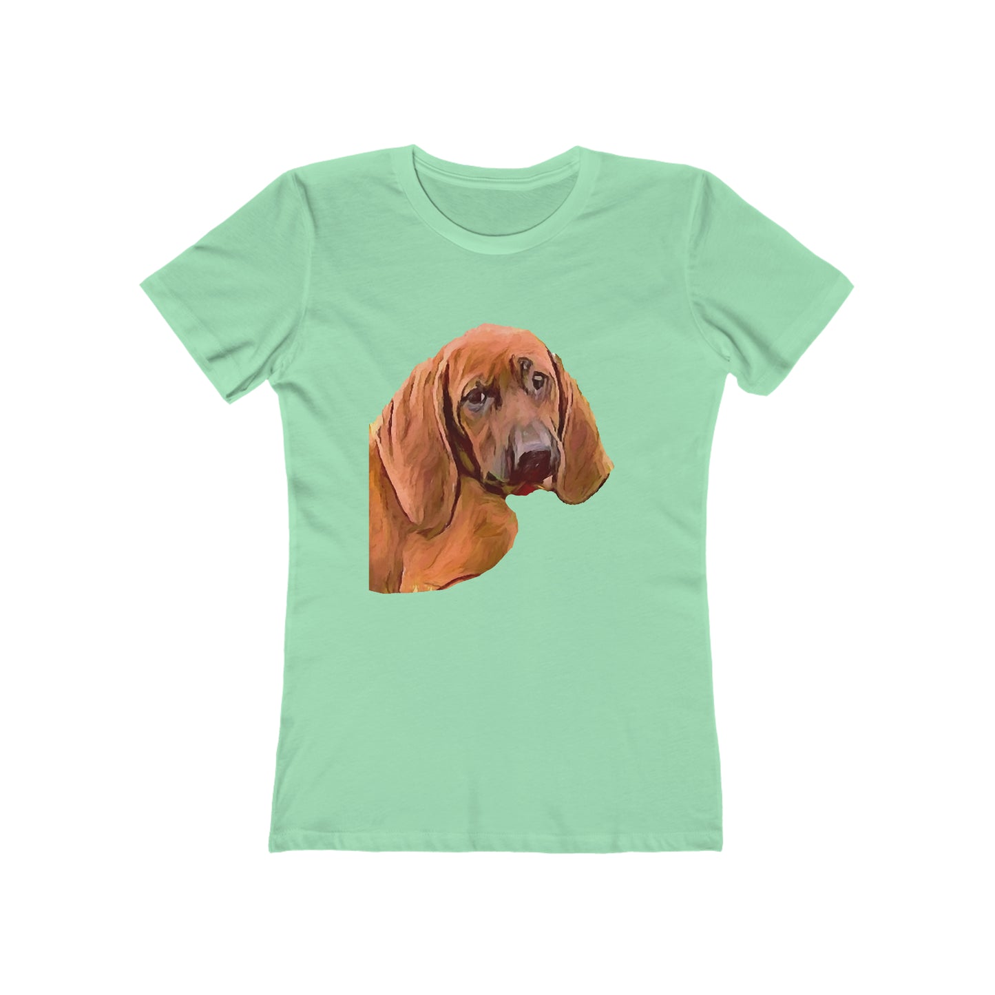 Redbone Coonhound - - Women's Slim Fit Ringspun Cotton T-Shirt