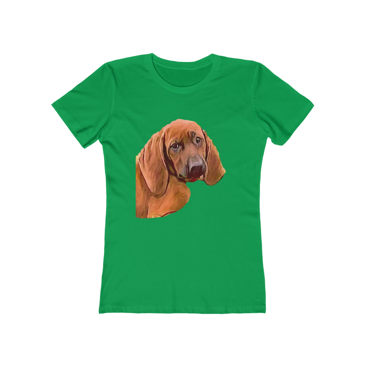 Redbone Coonhound - - Women's Slim Fit Ringspun Cotton T-Shirt