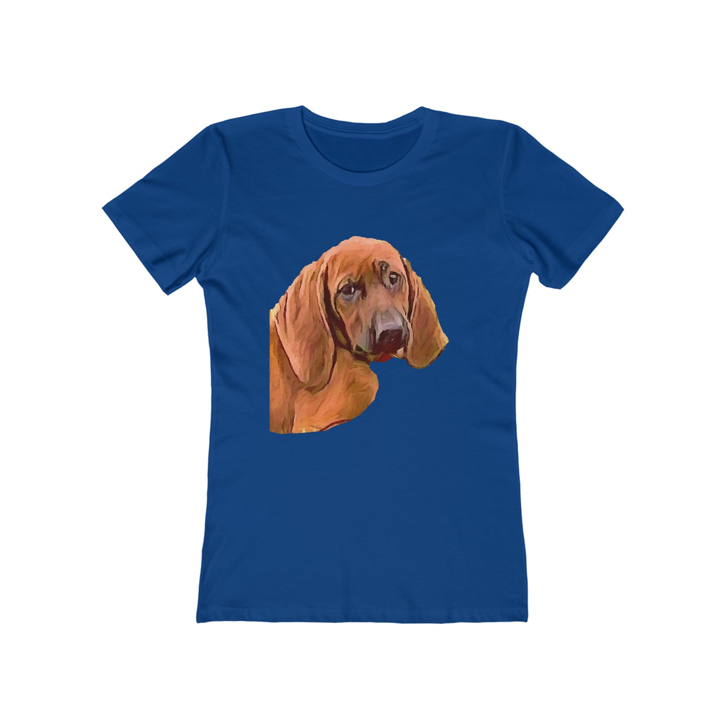 Redbone Coonhound - - Women's Slim Fit Ringspun Cotton T-Shirt