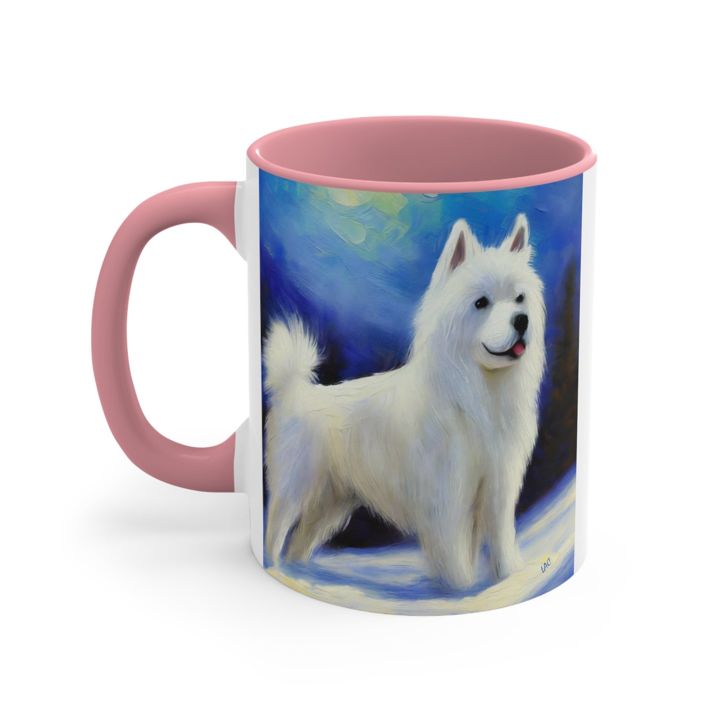 American Eskimo Dog 11oz Ceramic Accent Mug - A Touch of Elegance