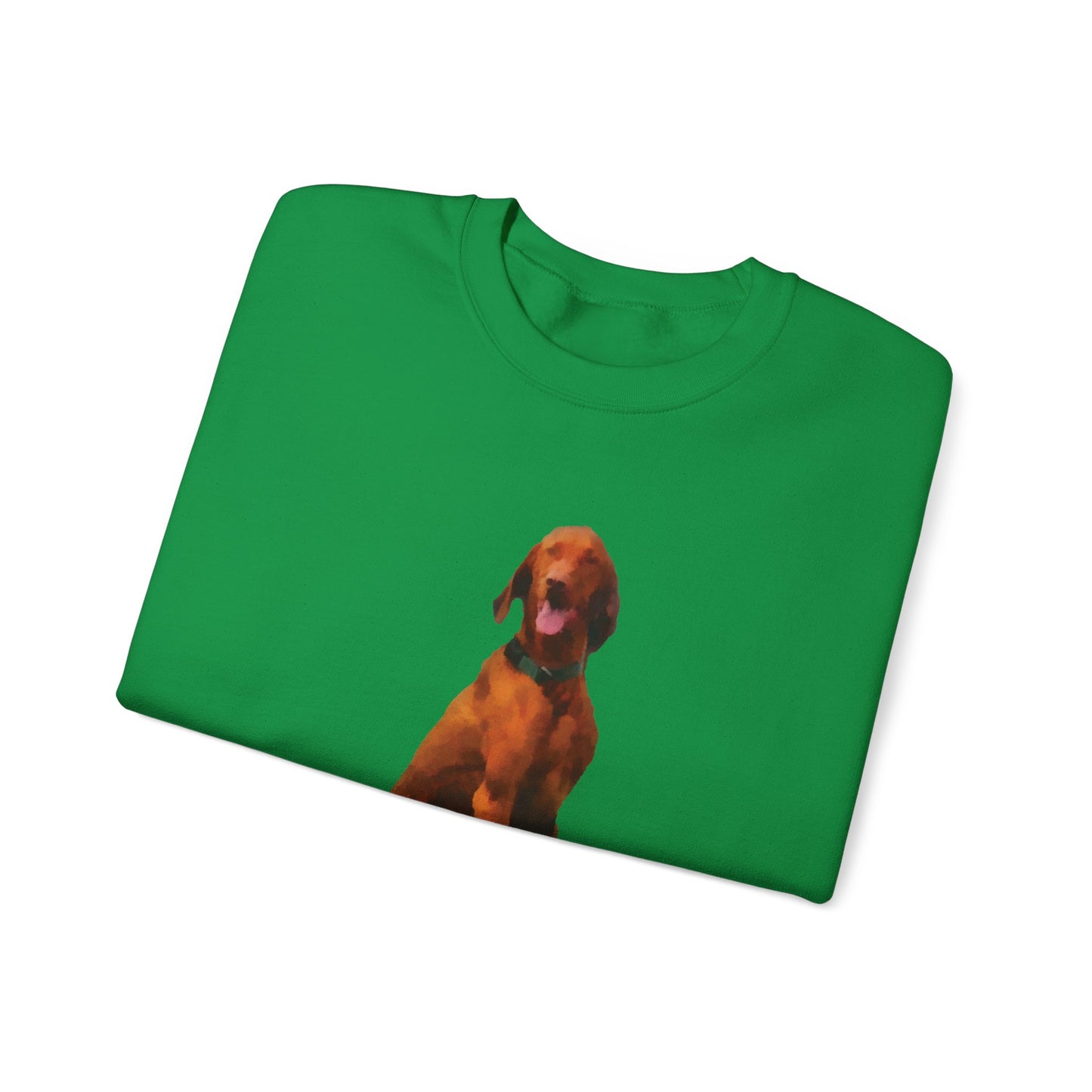 Hungarian Vizsla 'Waiting for the Bride' Unisex 50/50 Crewneck Sweatshirt
