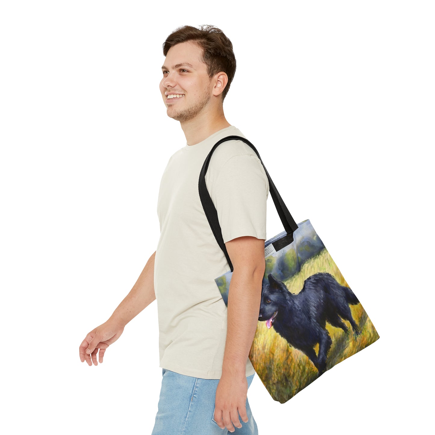 Mudi - Herding Dog Canvas Tote Bag
