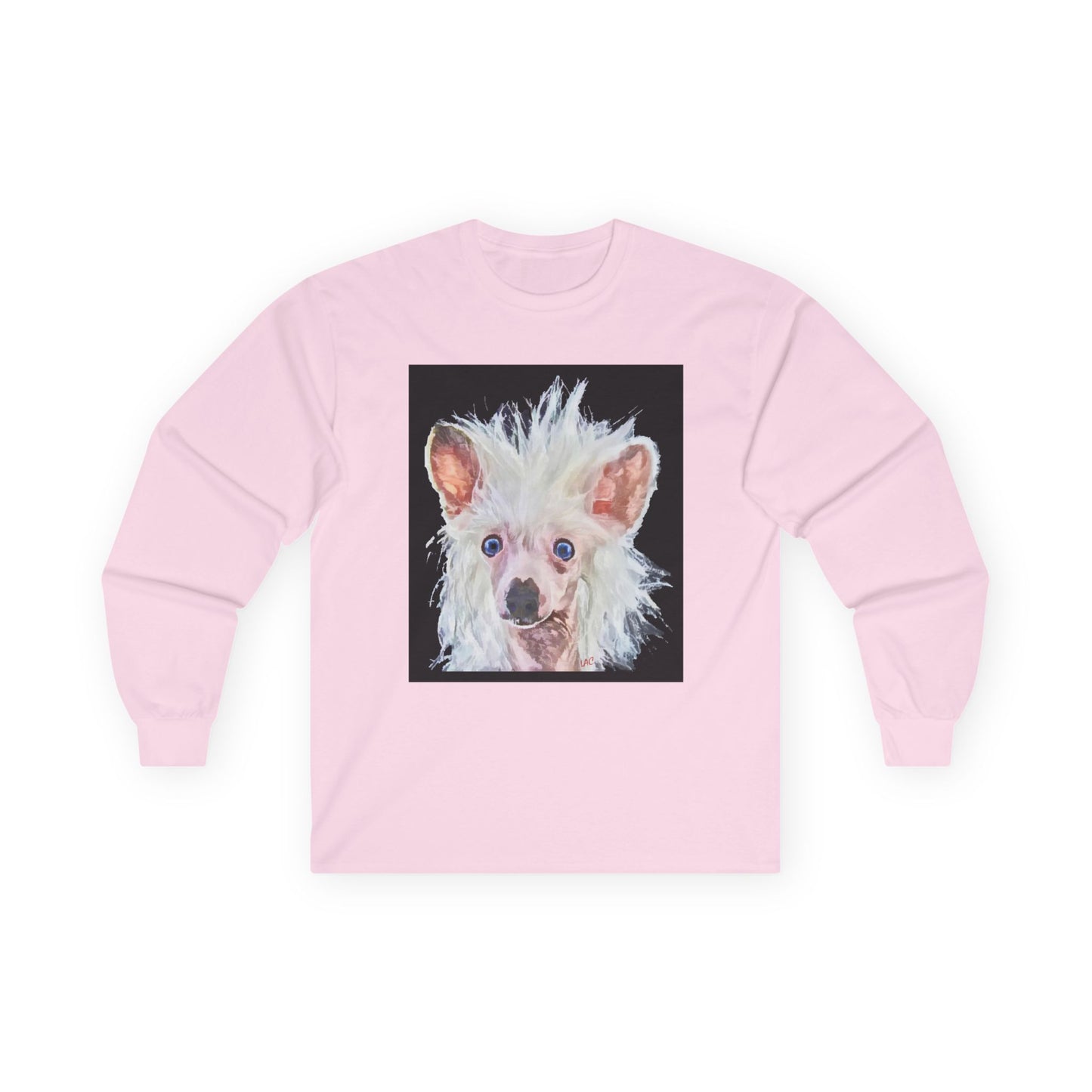 Chinese Crested Unisex Cotton Long Sleeve Tee
