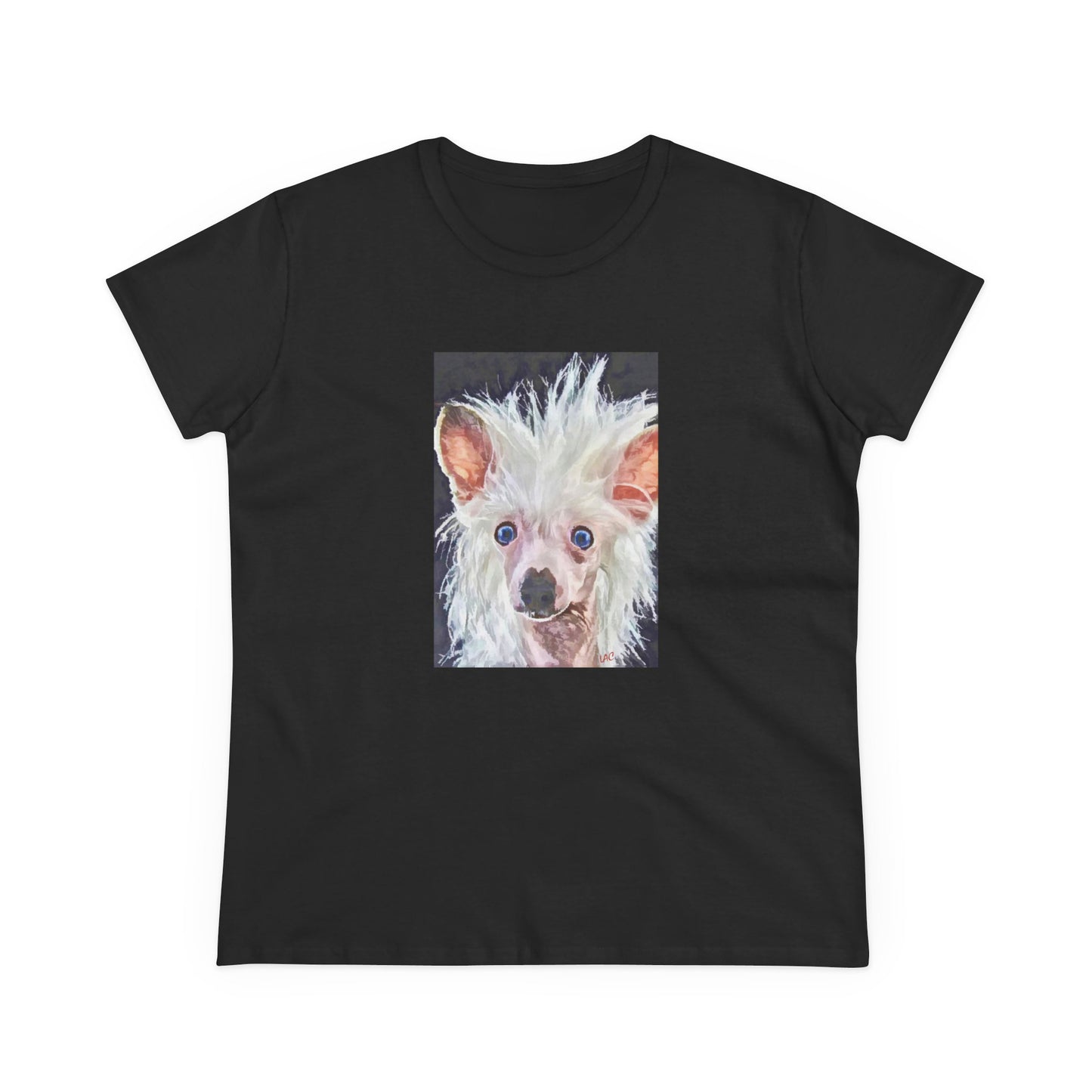 Chinese Crested Women's Midweight Cotton Tee