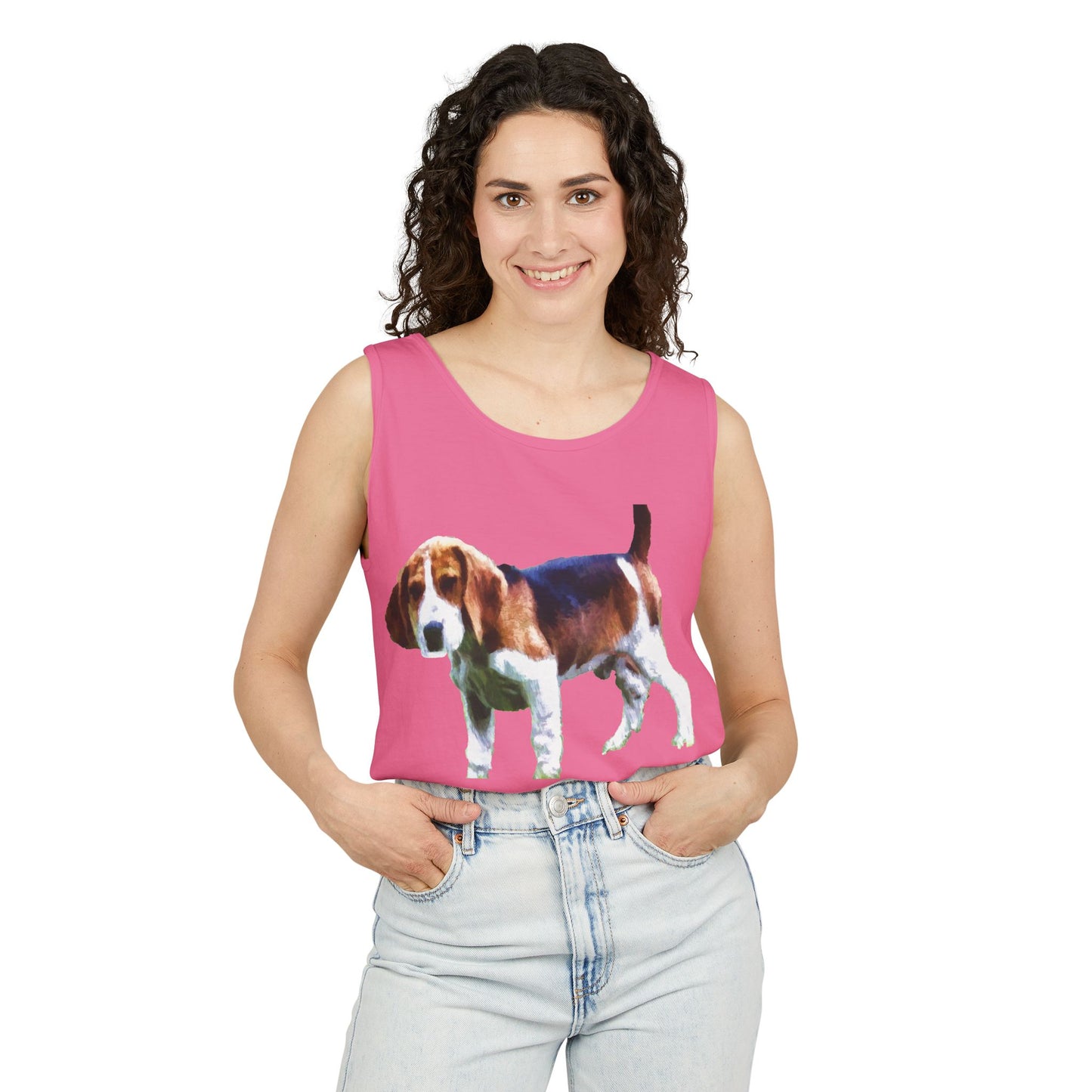 American Foxhound Unisex Relaxed Fit Ringspun Cotton Tank Top