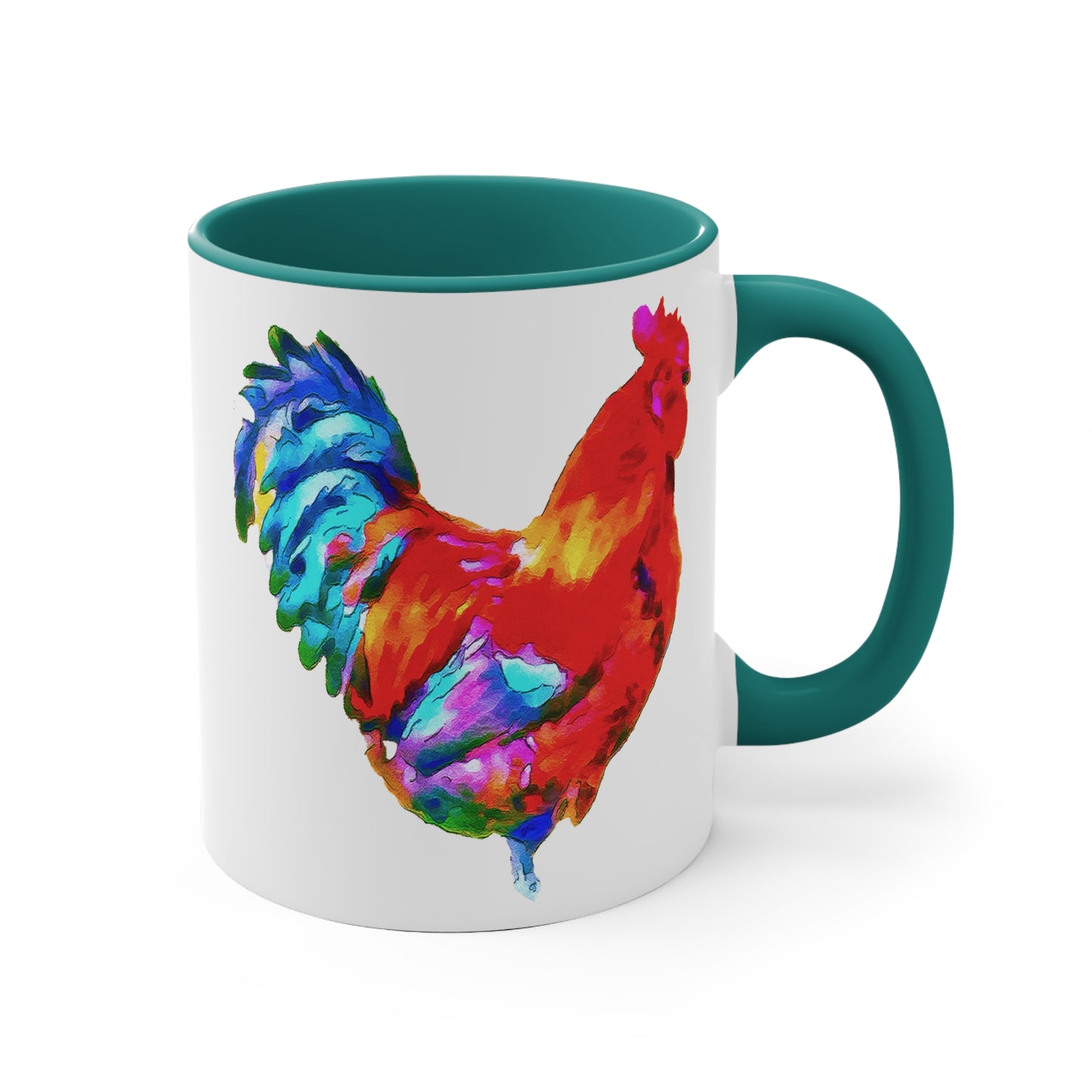 Rooster 'Craw' Accent Coffee Mug, 11oz