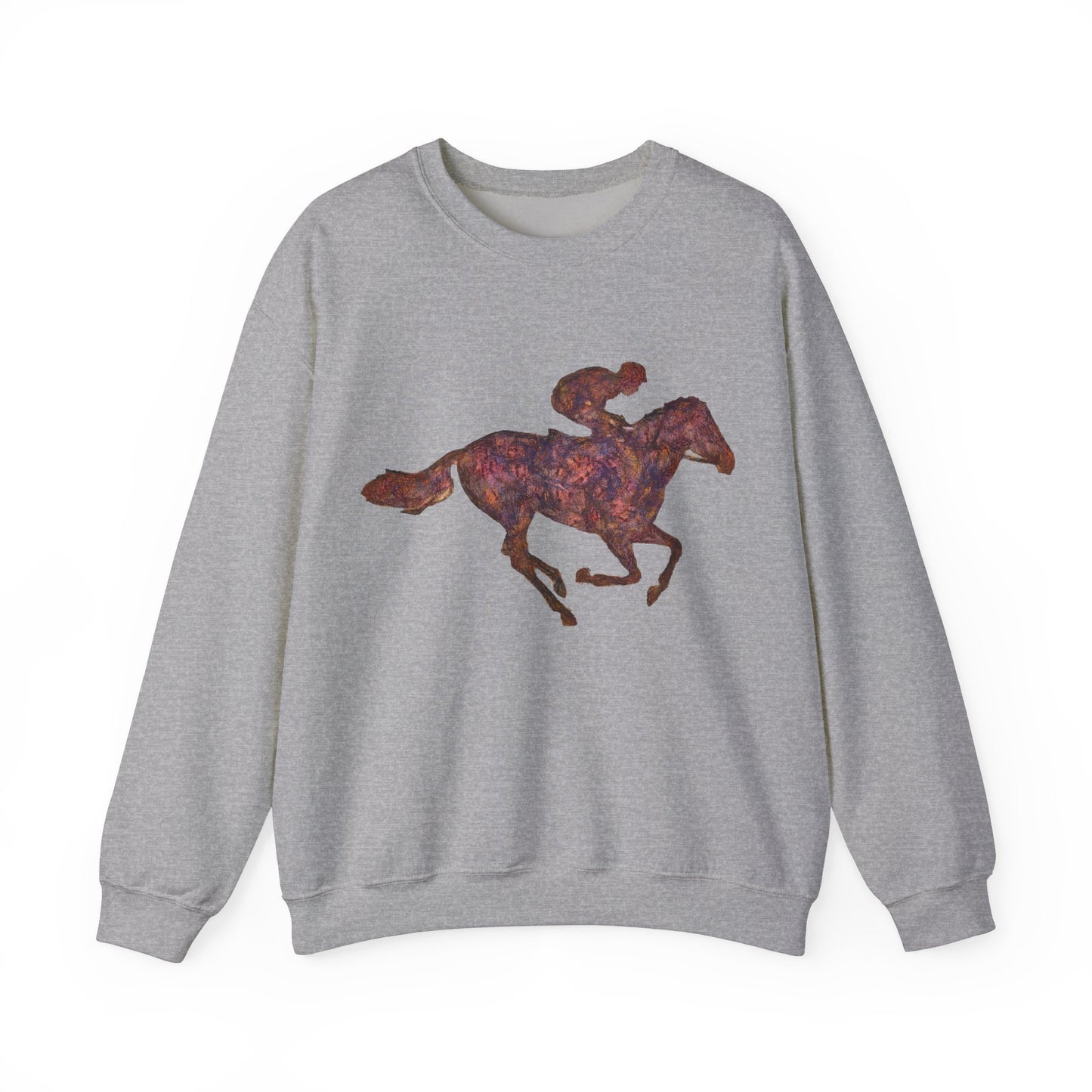 Race Horse - Unisex 50/50 Crewneck Sweatshirt