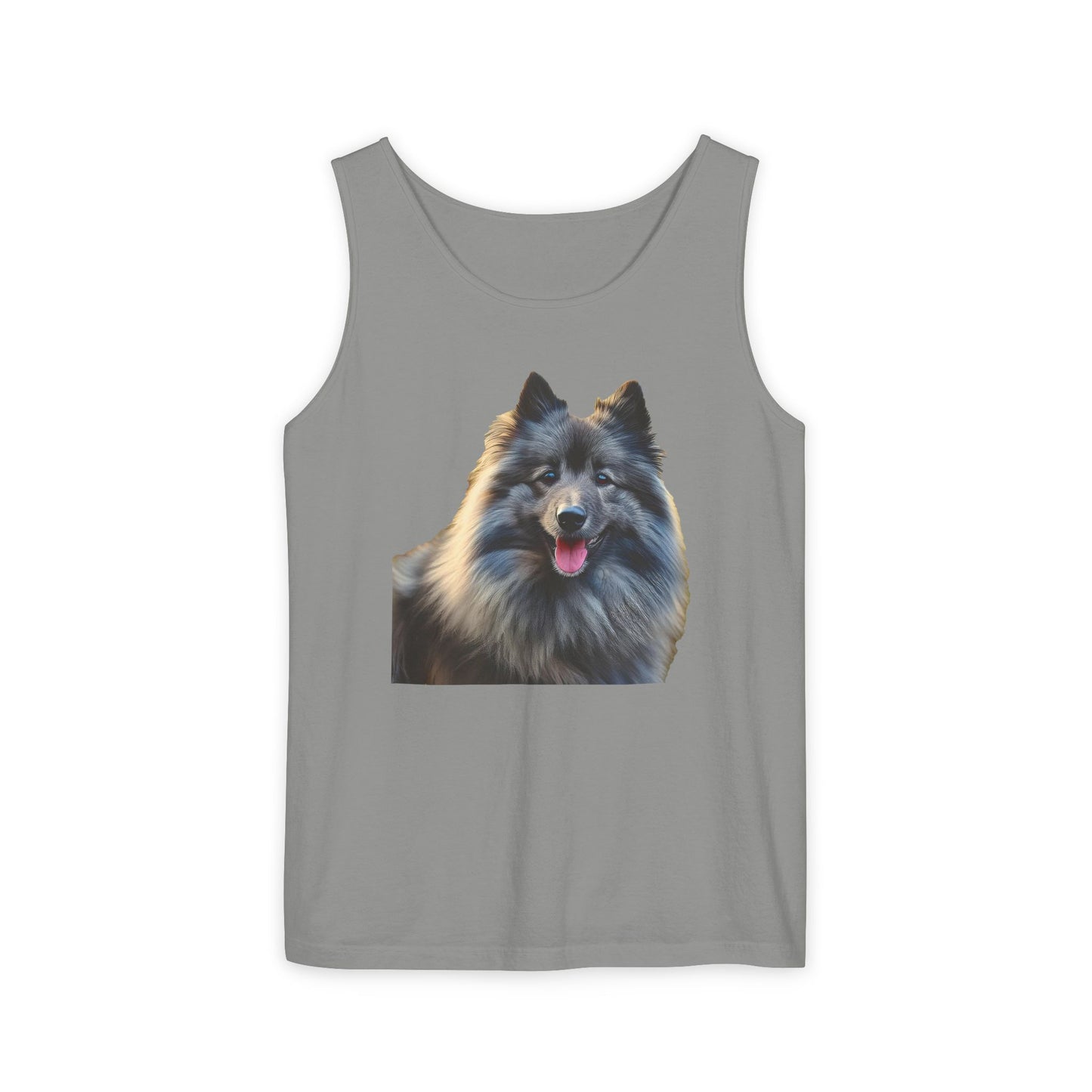 Keeshond Unisex Relaxed Fit Garment-Dyed Tank Top