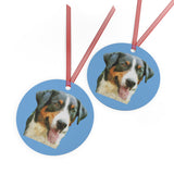 Appenzeller Sennenhund Metal Ornaments