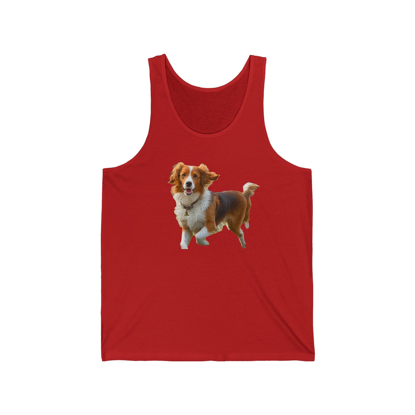 Nederlandse Kooikerhondje Unisex Jersey Tank