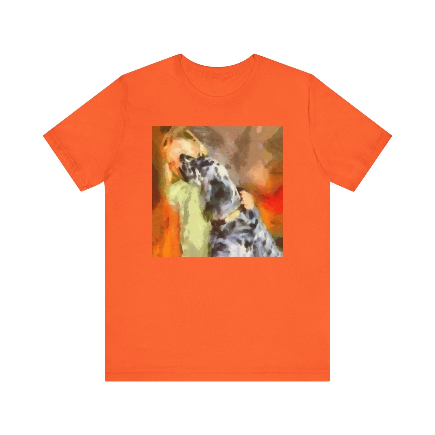 English Setter & Child - Unisex Jersey Short Sleeve Tee