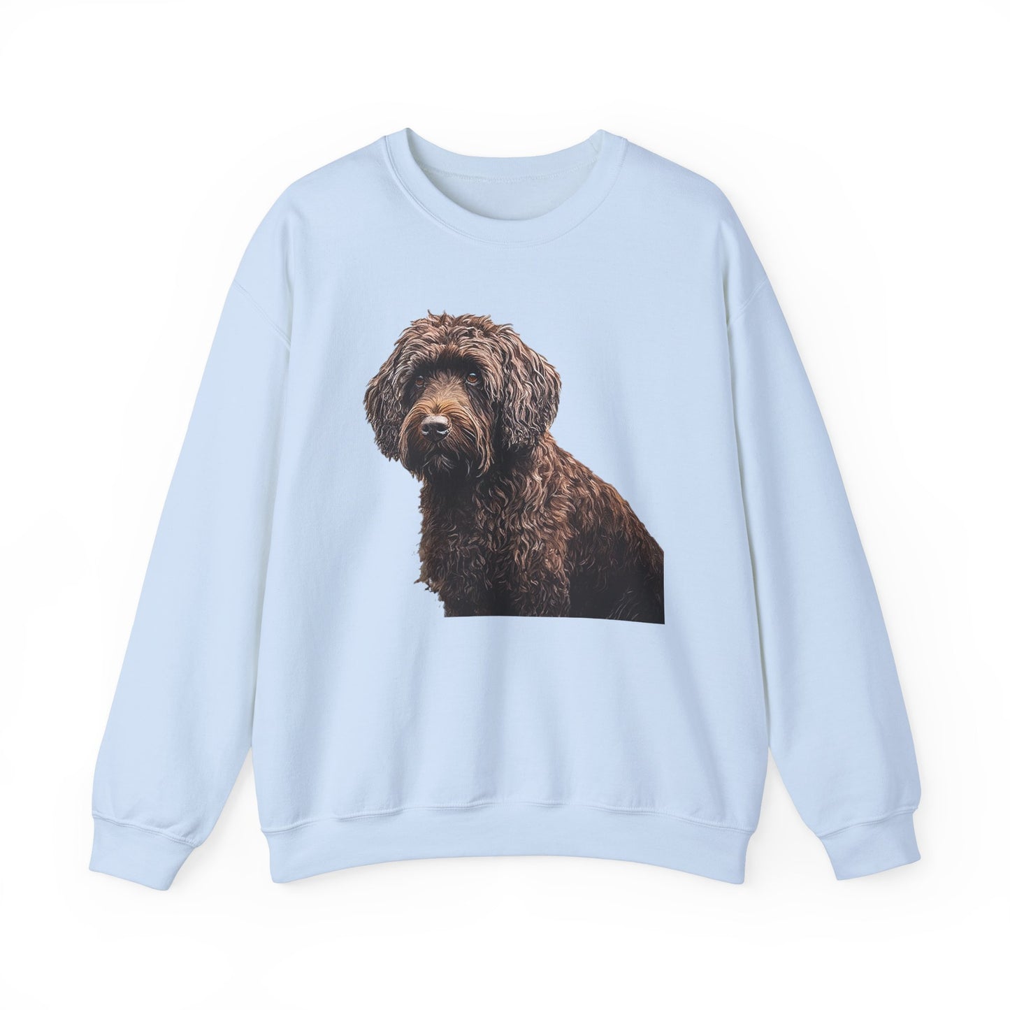 Barbet French Waterdog Unisex 50/50 Crewneck Sweatshirt