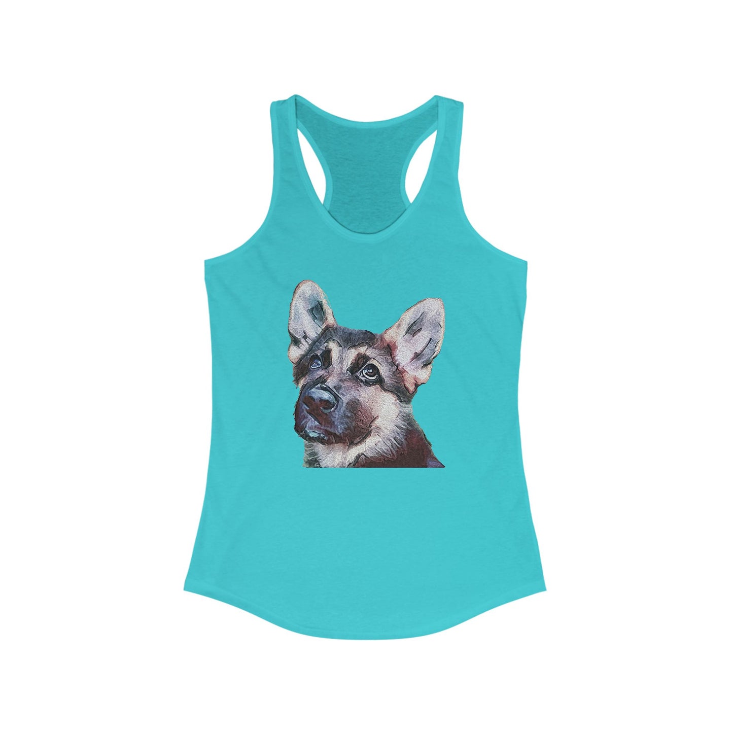 German Shepherd 'Sly' Women's Racerback Tank