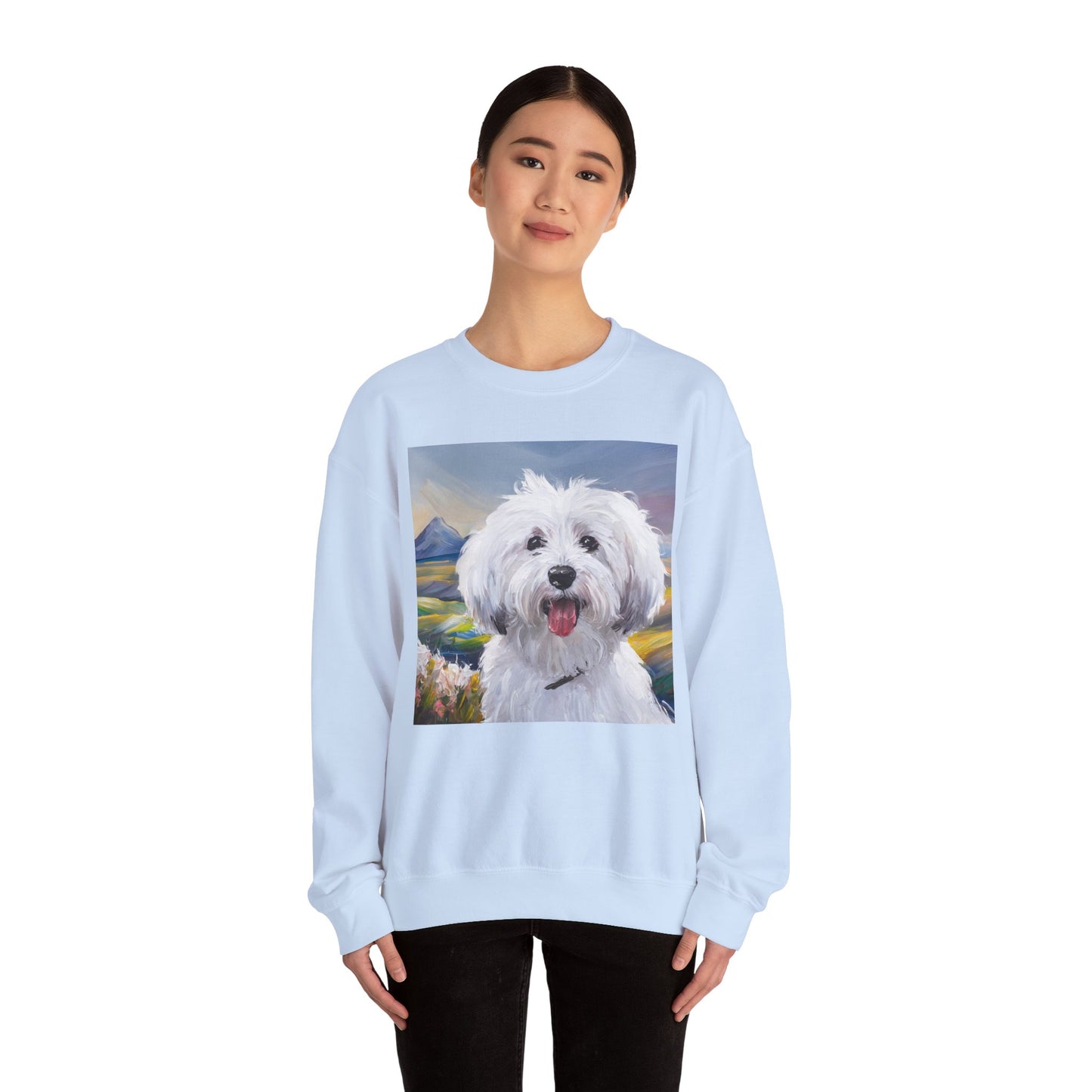 Coton de Tulear Cozy Unisex Crewneck Sweatshirt