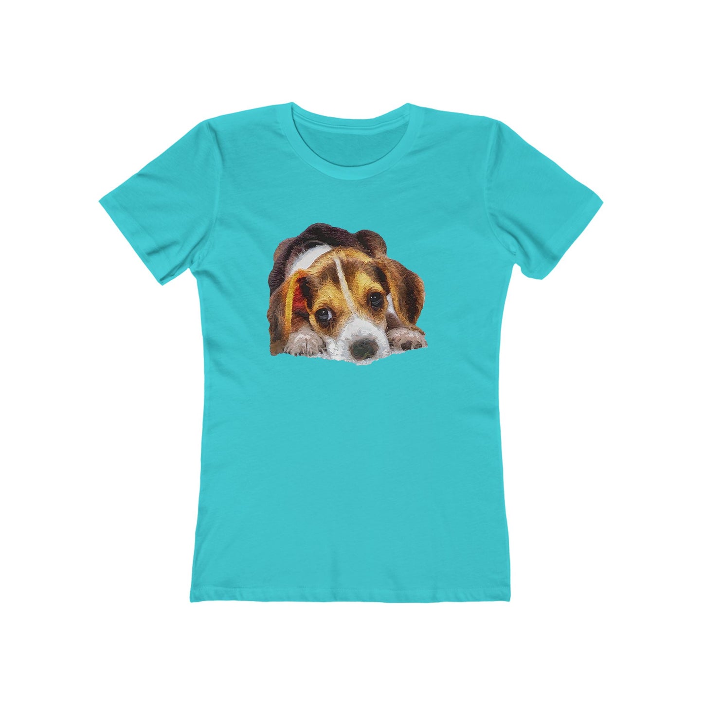 Beagle 'Daisy Mae' Women's Slim Fit T-Shirt: A Touch of Whimsy