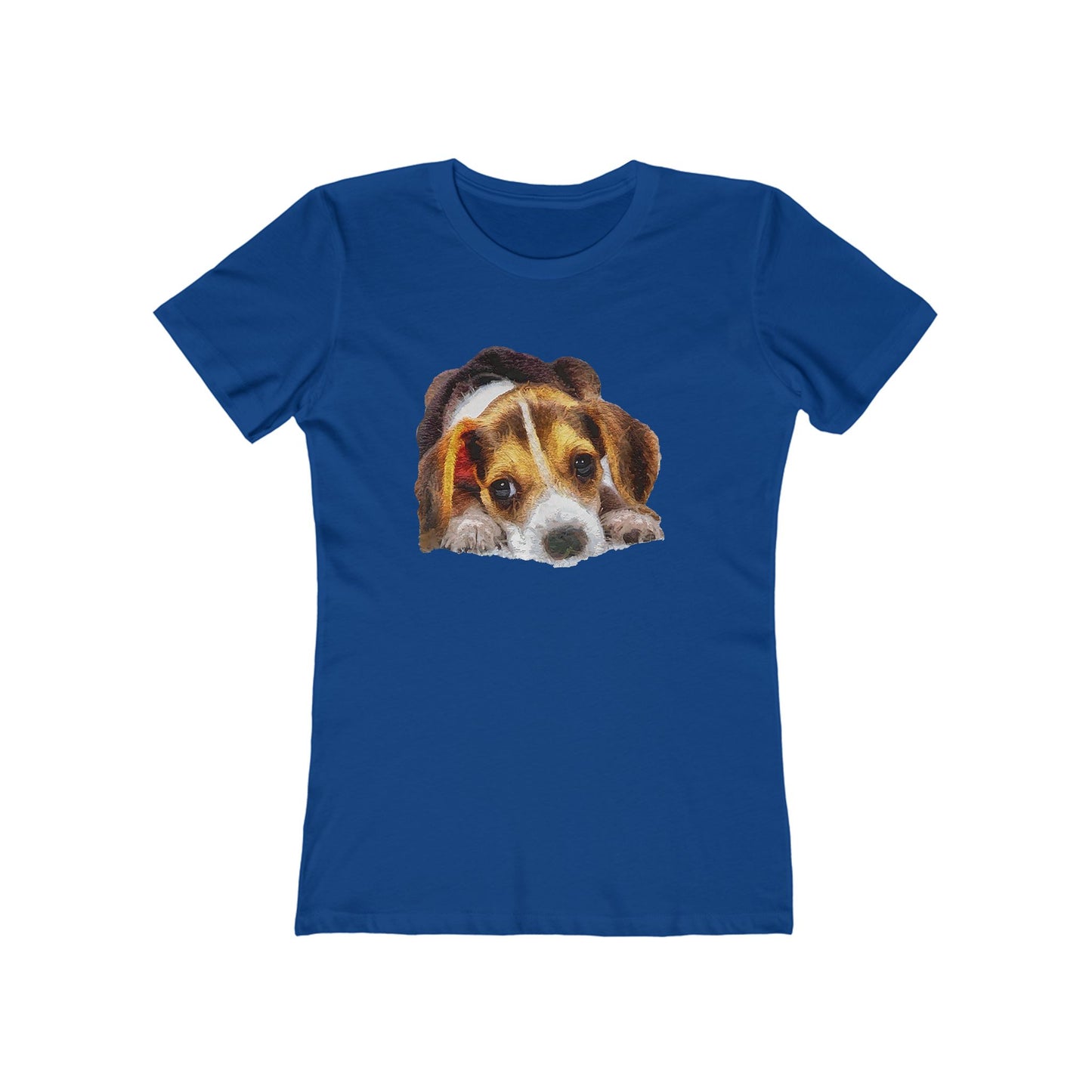 Beagle 'Daisy Mae' Women's Slim Fit T-Shirt: A Touch of Whimsy