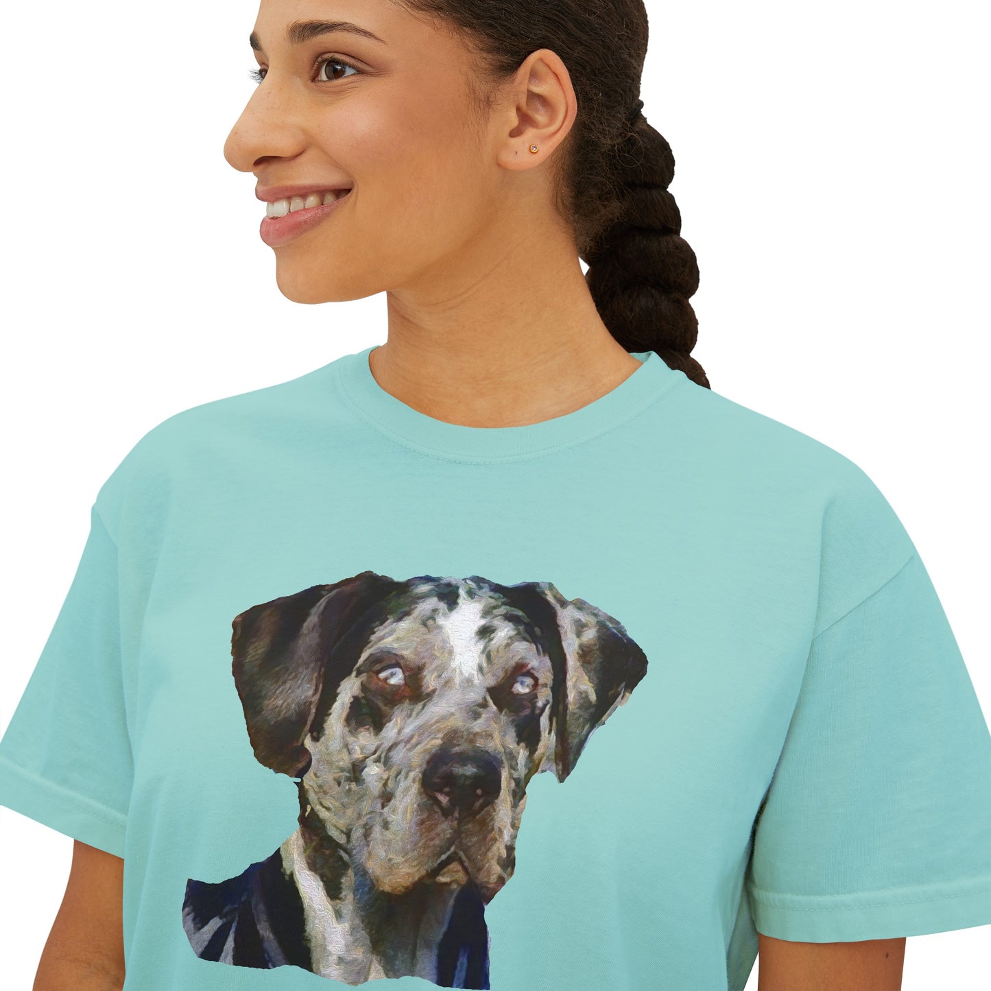 American Leopard Hound Women's Oversized Boxy Tee