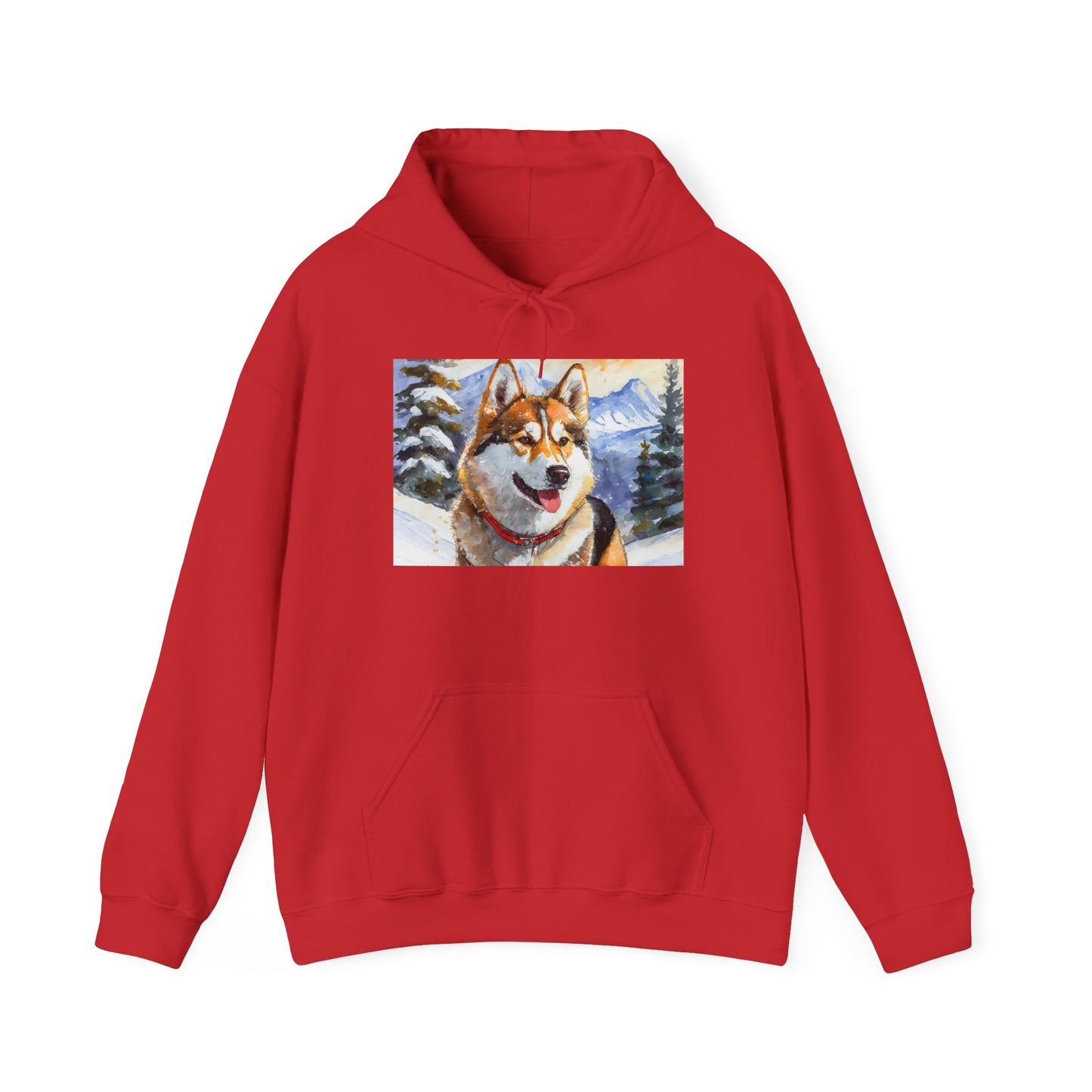 Chinook Sled Dog Unisex 50/50 Hooded Sweatshirt