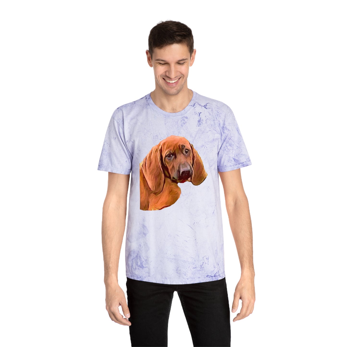Redbone Coonhound Unisex Cotton Color Blast T-Shirt
