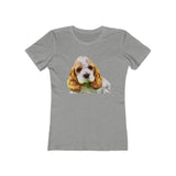 Cocker Spaniel 'Hogan' Women's Slim Fit T-Shirt