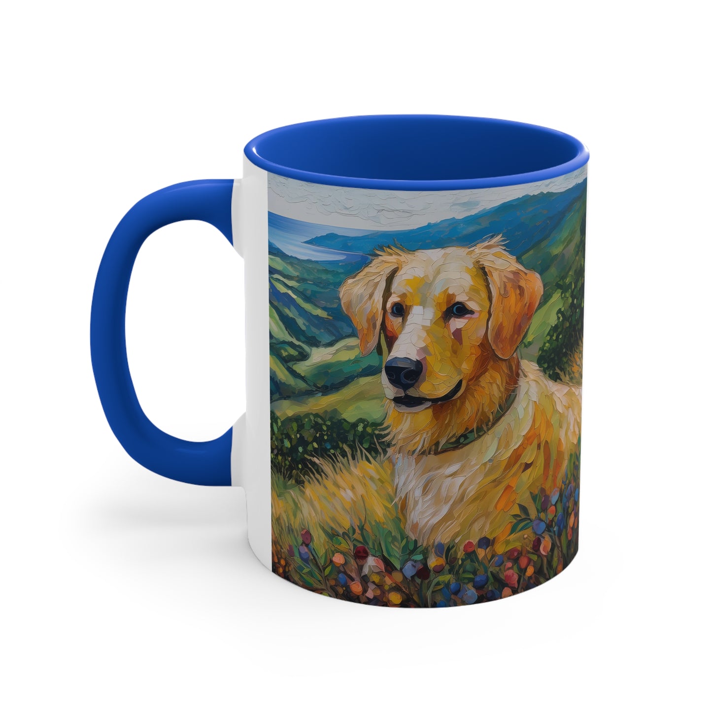 Golden Retriever #3 - Colorful 11oz Ceramic Mug