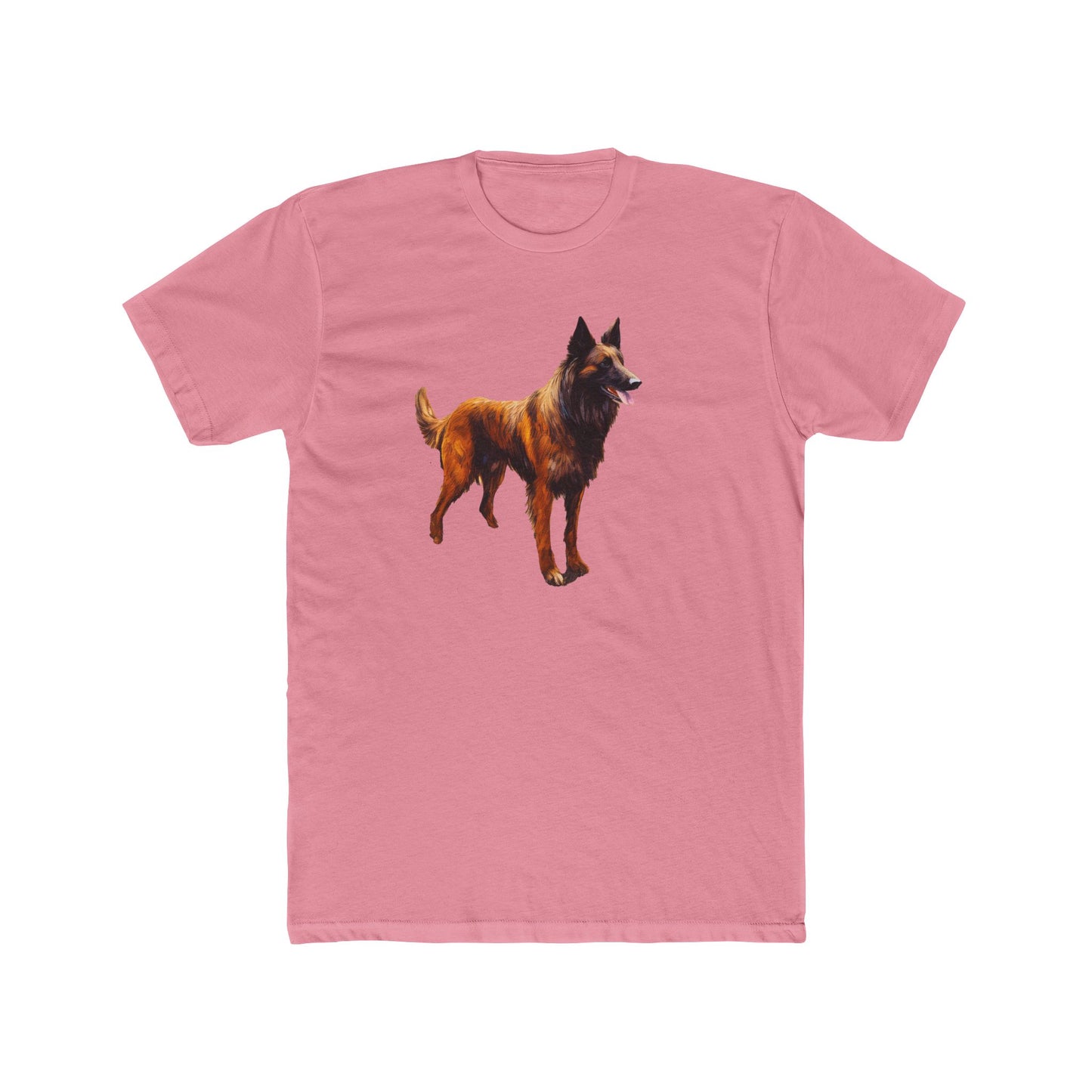 Belgian Tervuren Men's Fitted Cotton Crew Tee