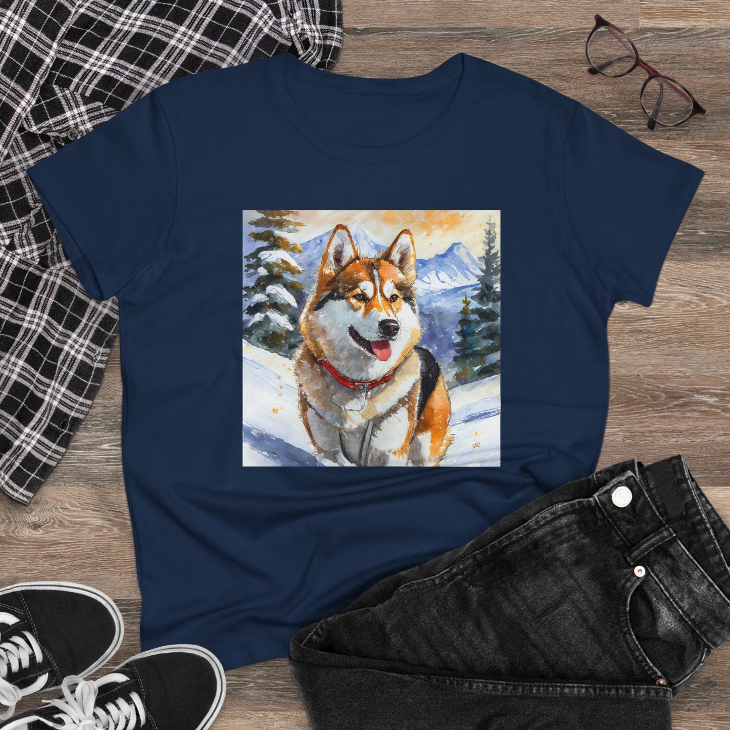 Chinook 'Sled Dog' Women's Midweight Cotton Tee