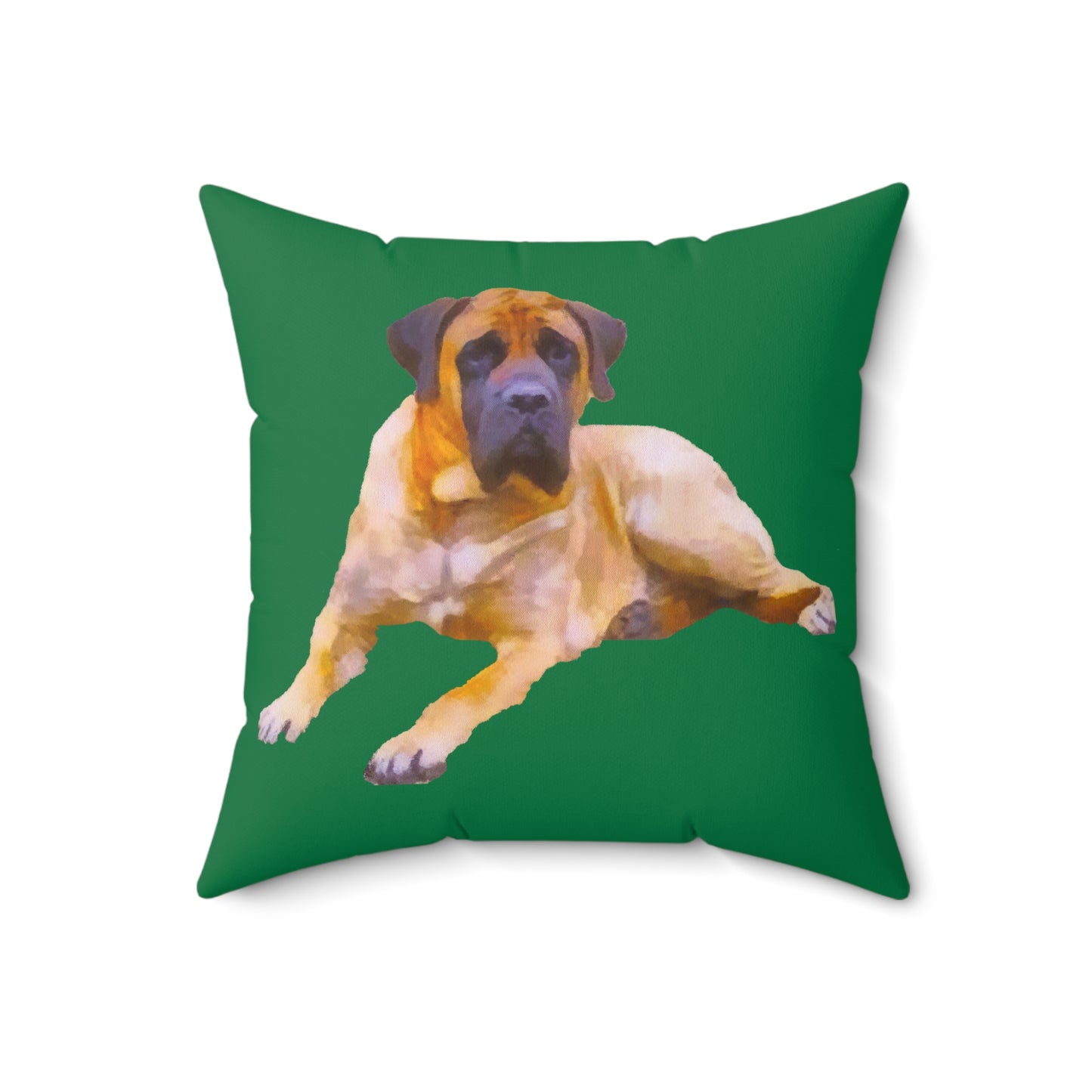 Mastiff 'Muarry' Spun Polyester Throw Pillow