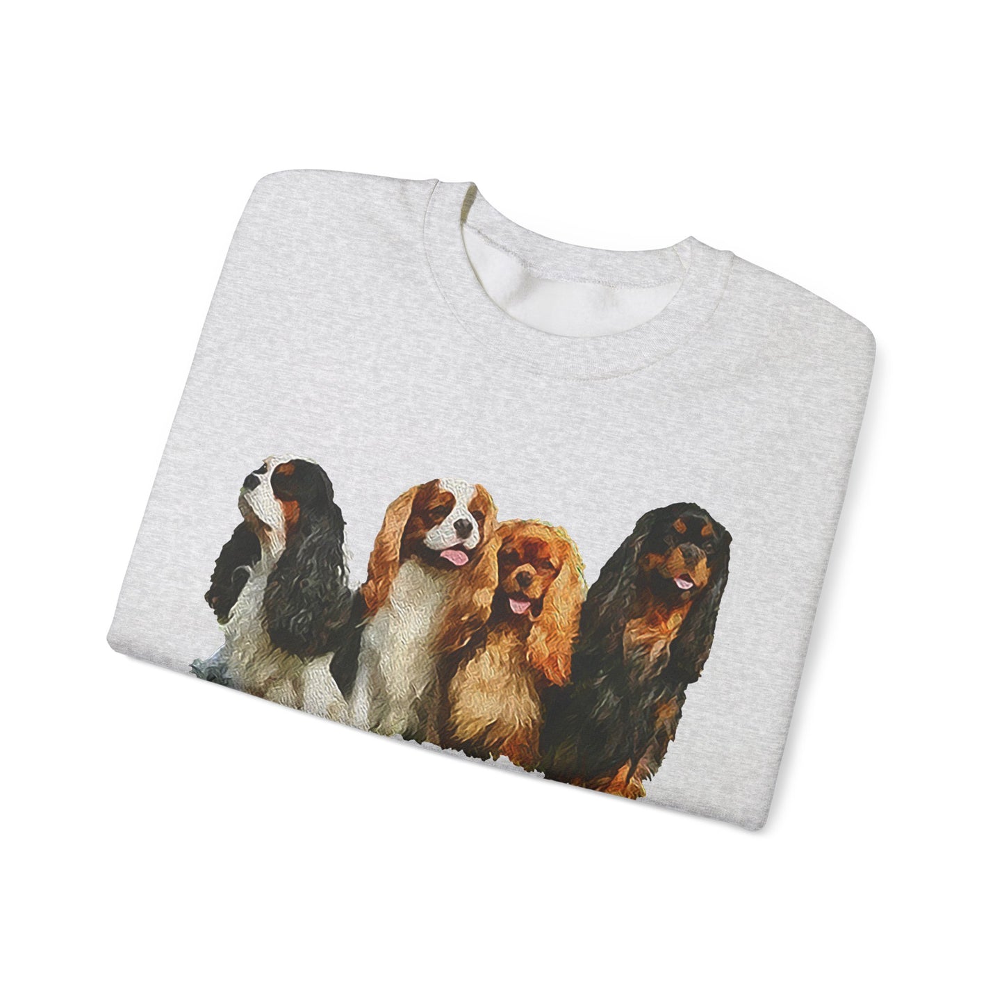 Cozy King Charles Spaniels 'Cavalier Club' Unisex Crewneck Sweatshirt