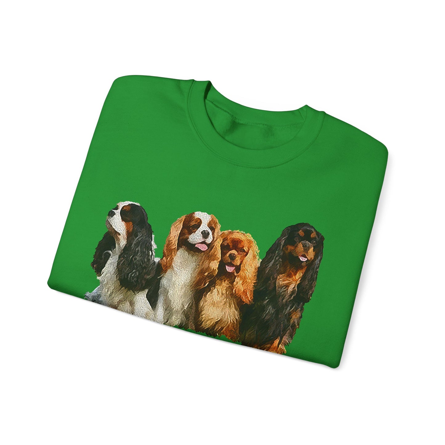 Cozy King Charles Spaniels 'Cavalier Club' Unisex Crewneck Sweatshirt