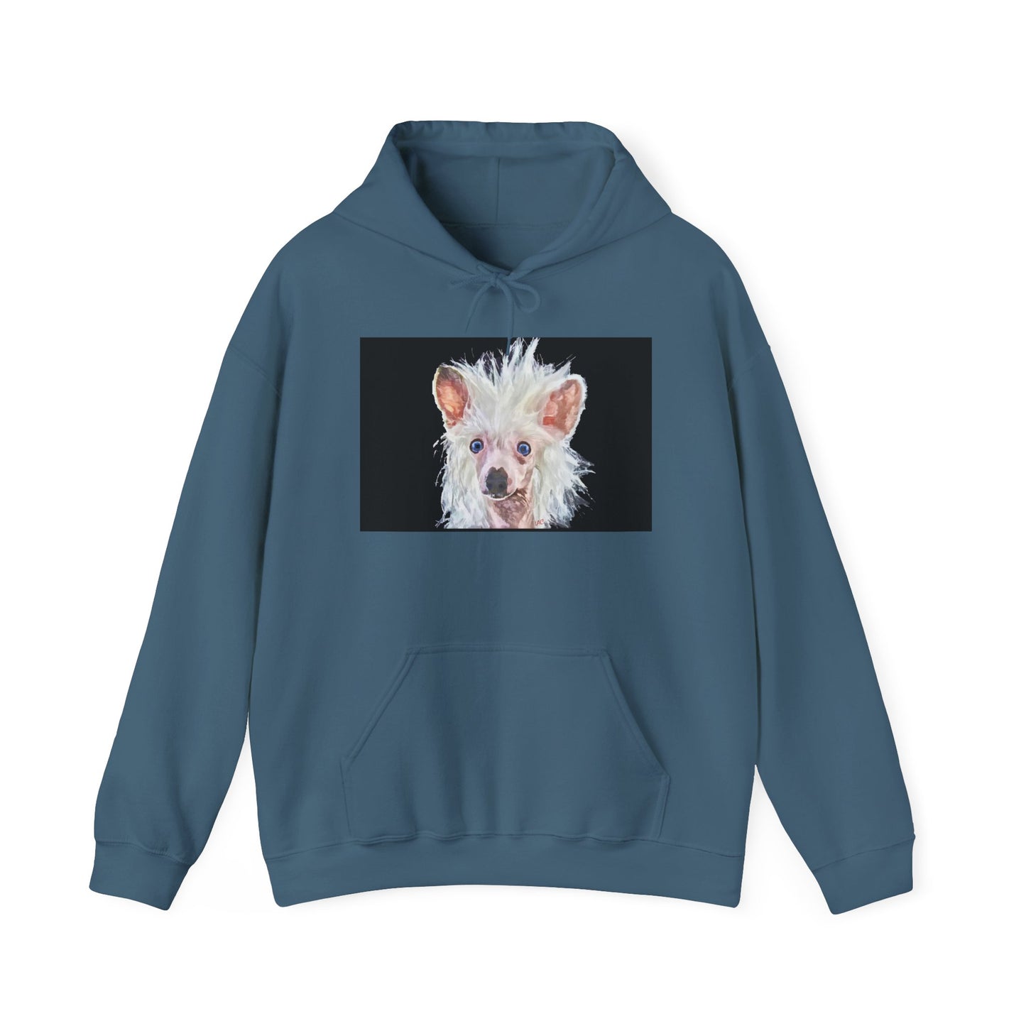 Chinese Crested Unisex 50/50 Hooded Sweatshirt