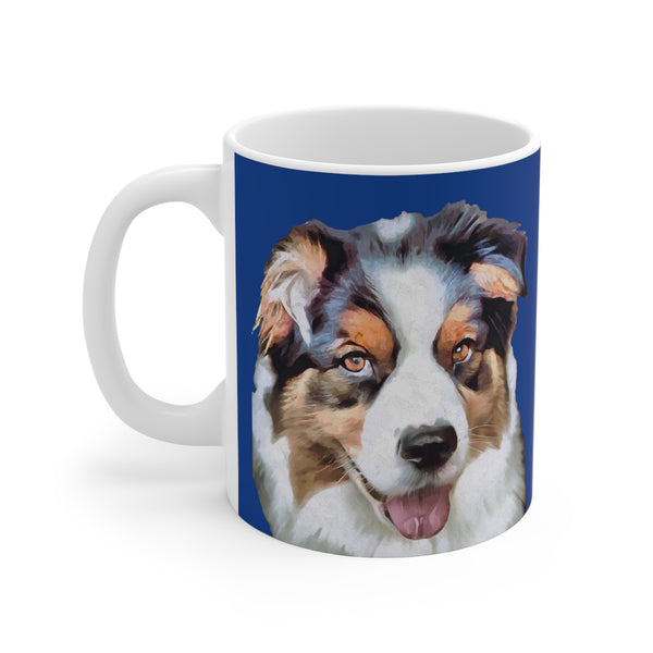 Australian Shepherd - Blue Merle   -  Ceramic Mug 11oz