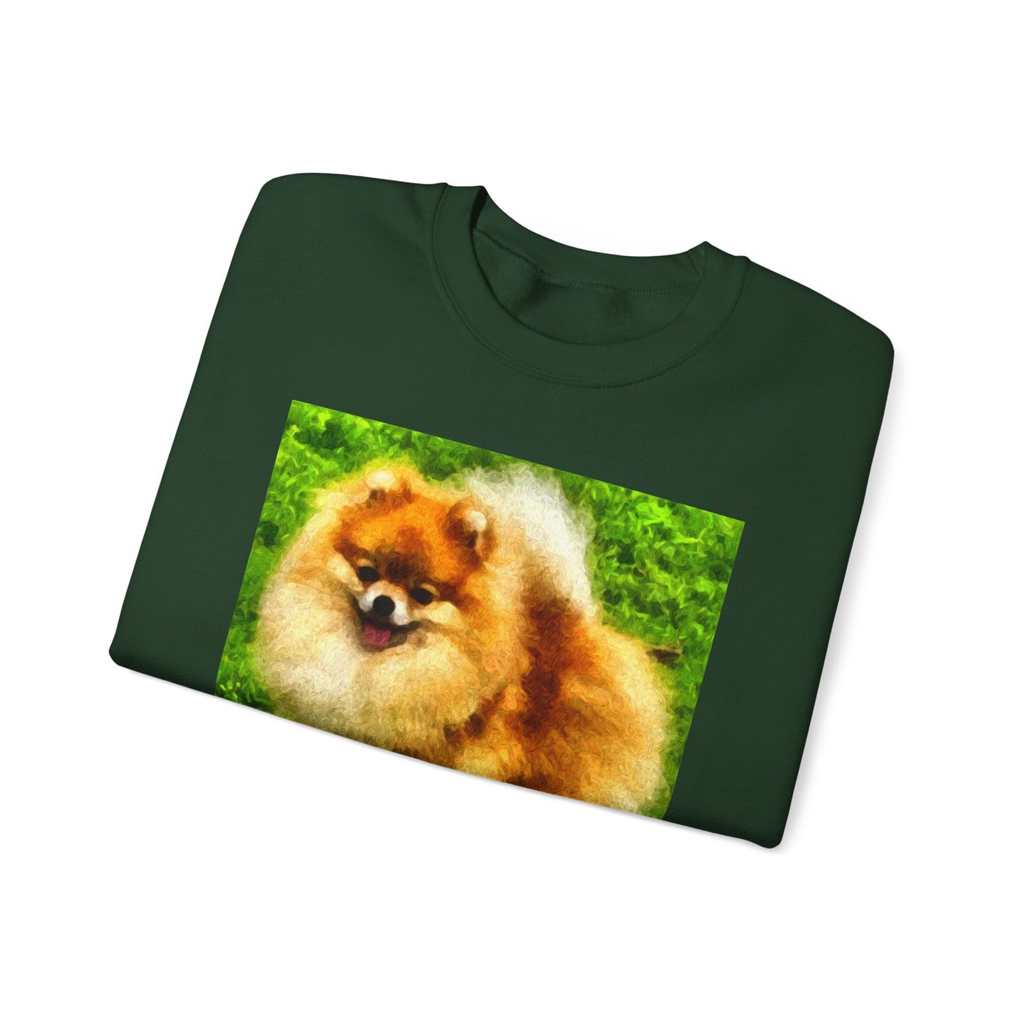Pomeranian 'Pom Pom' Unisex Crewneck Sweatshirt