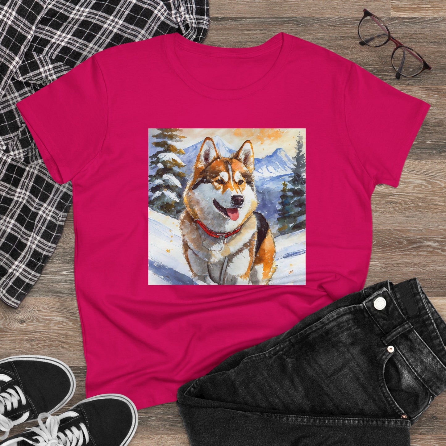 Chinook 'Sled Dog' Women's Midweight Cotton Tee