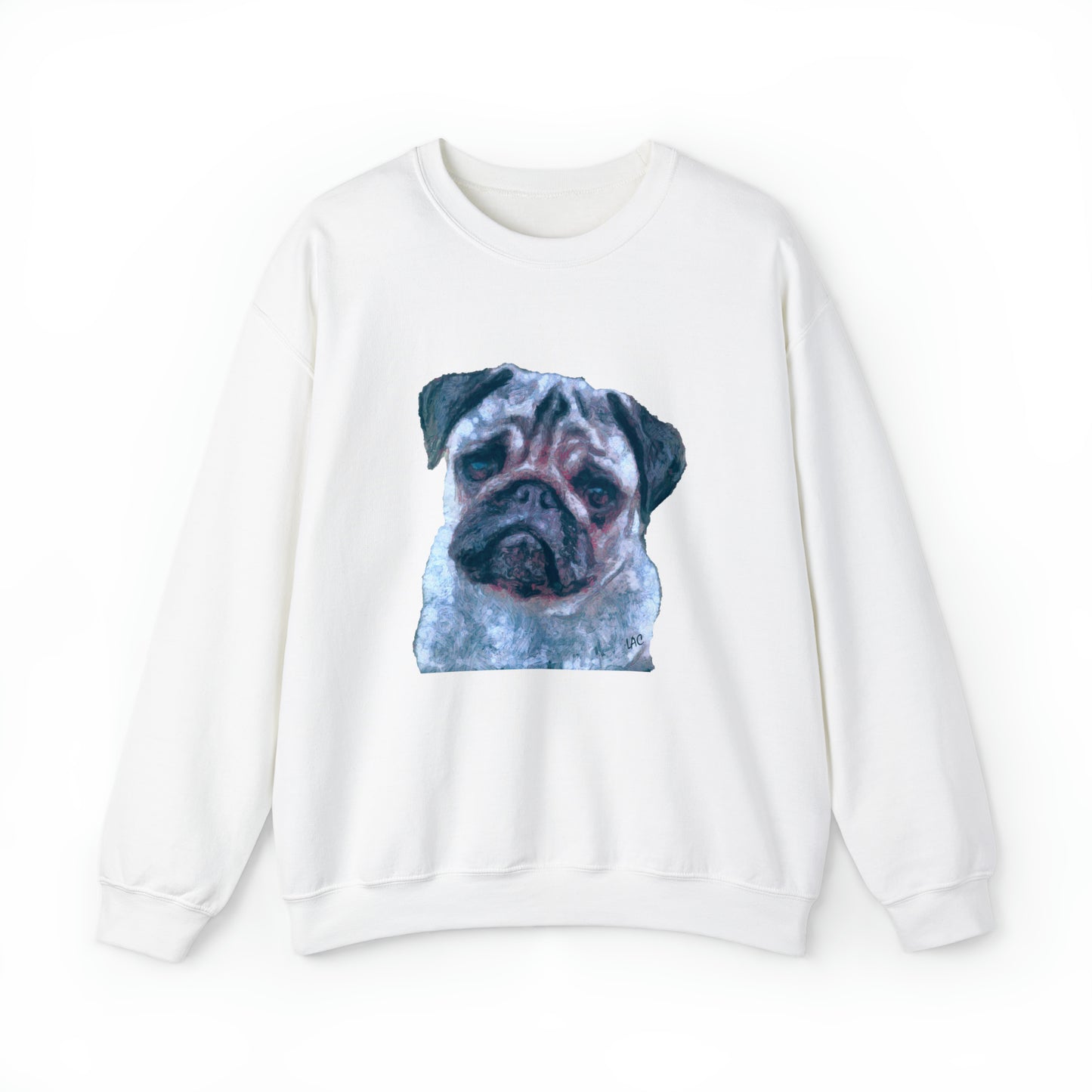 Pug 'Pompey' Unisex 50/50 Crewneck Sweatshirt