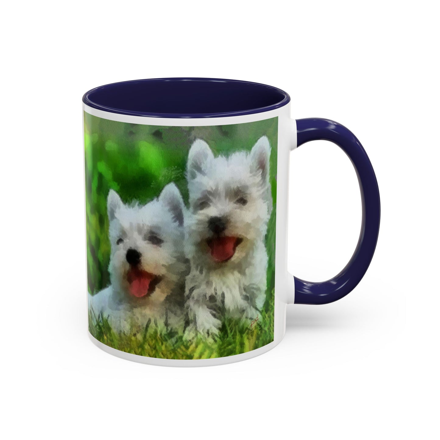 West Highland Terrier 'Westie' - Ceramic Accent Coffee Mug (11, 15oz)