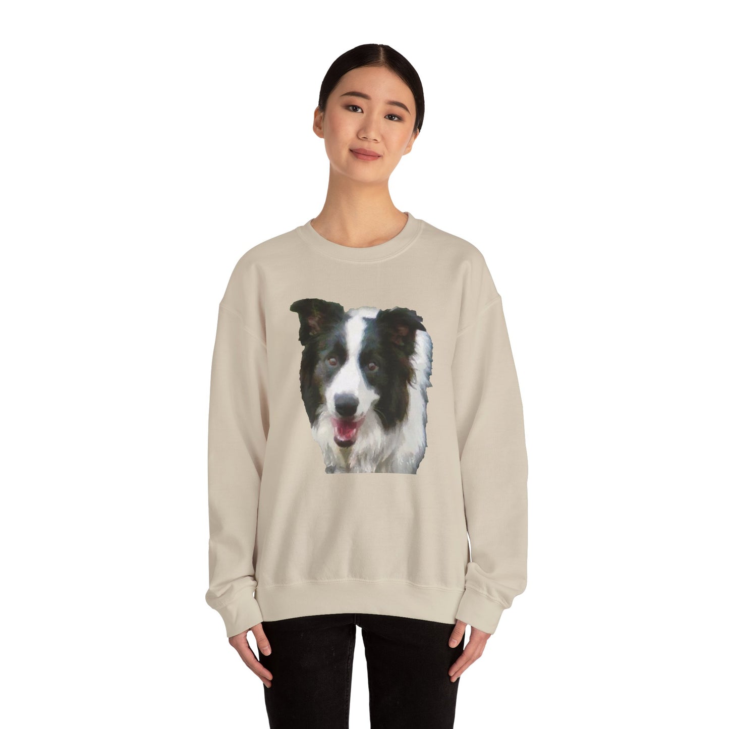 Border Collie 'Archie' Comfort Crewneck Sweatshirt